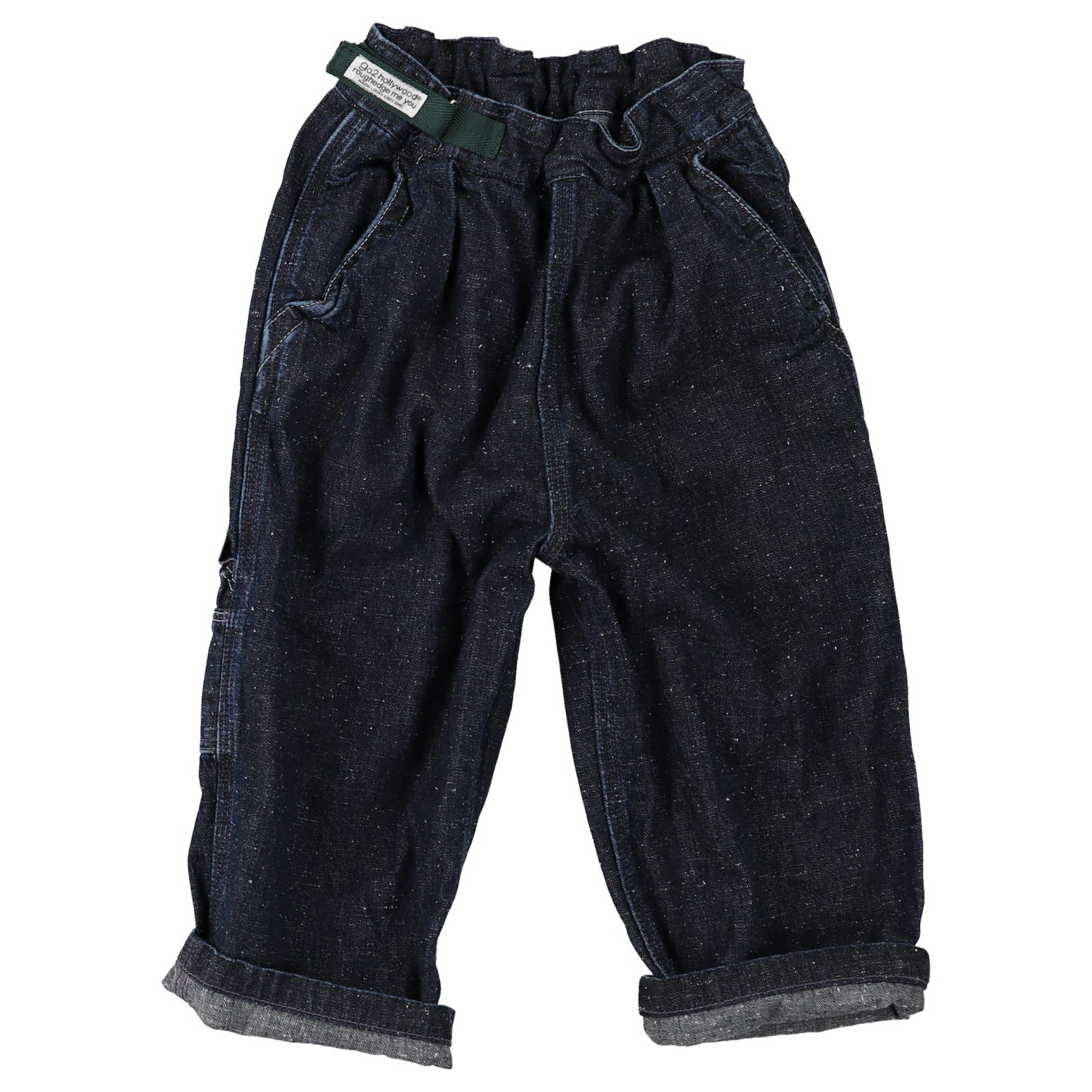 Boys Navy Denim Trousers