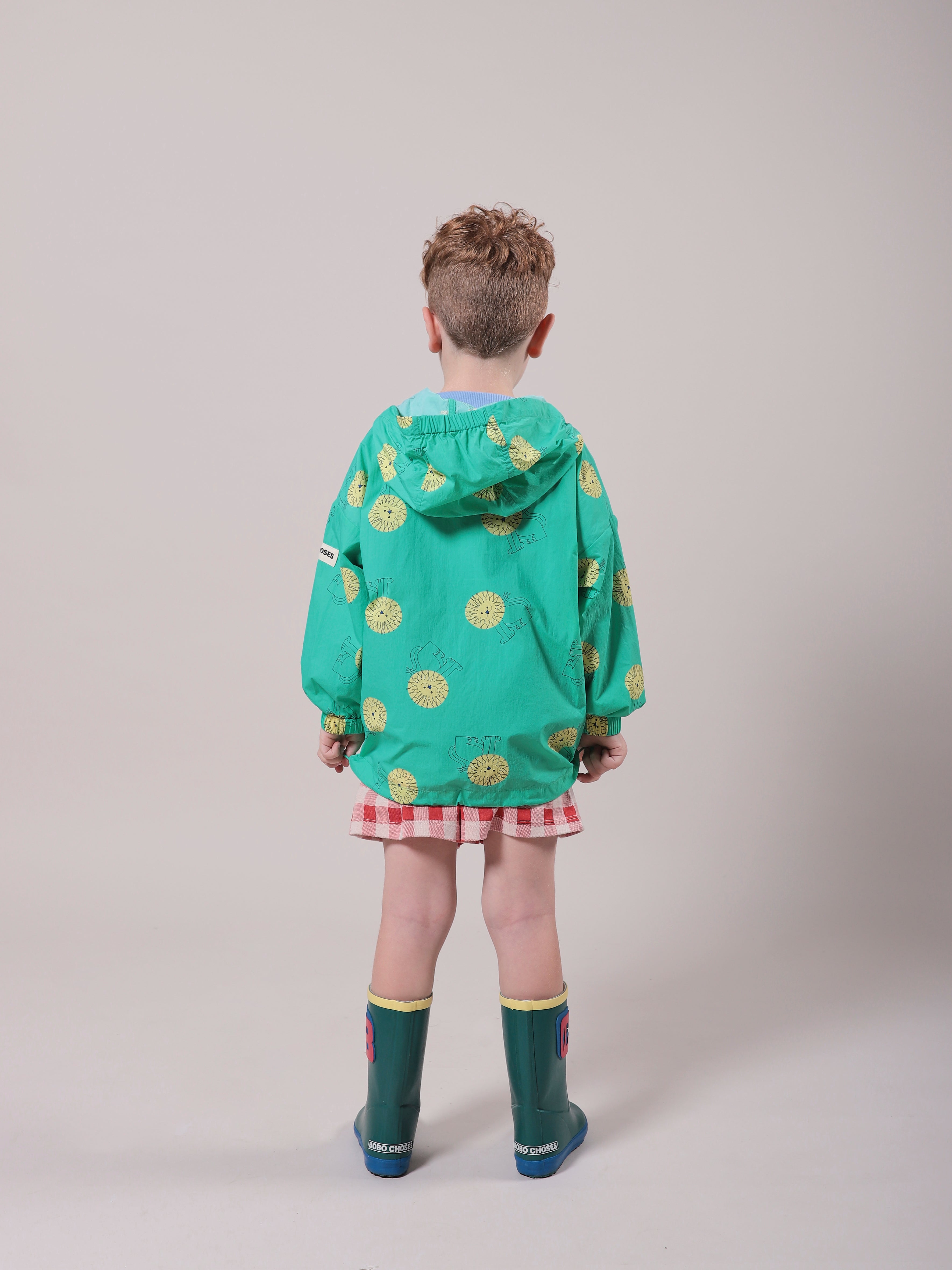 Boys & Girls Green Lion Jacket