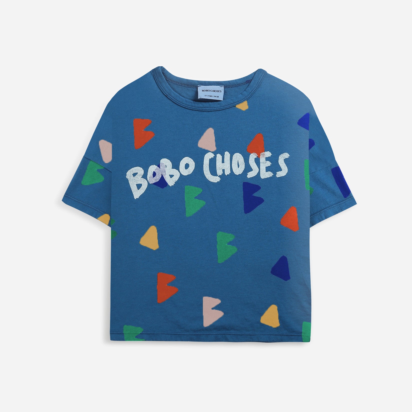 Boys & Girls Blue Cotton T-Shirt