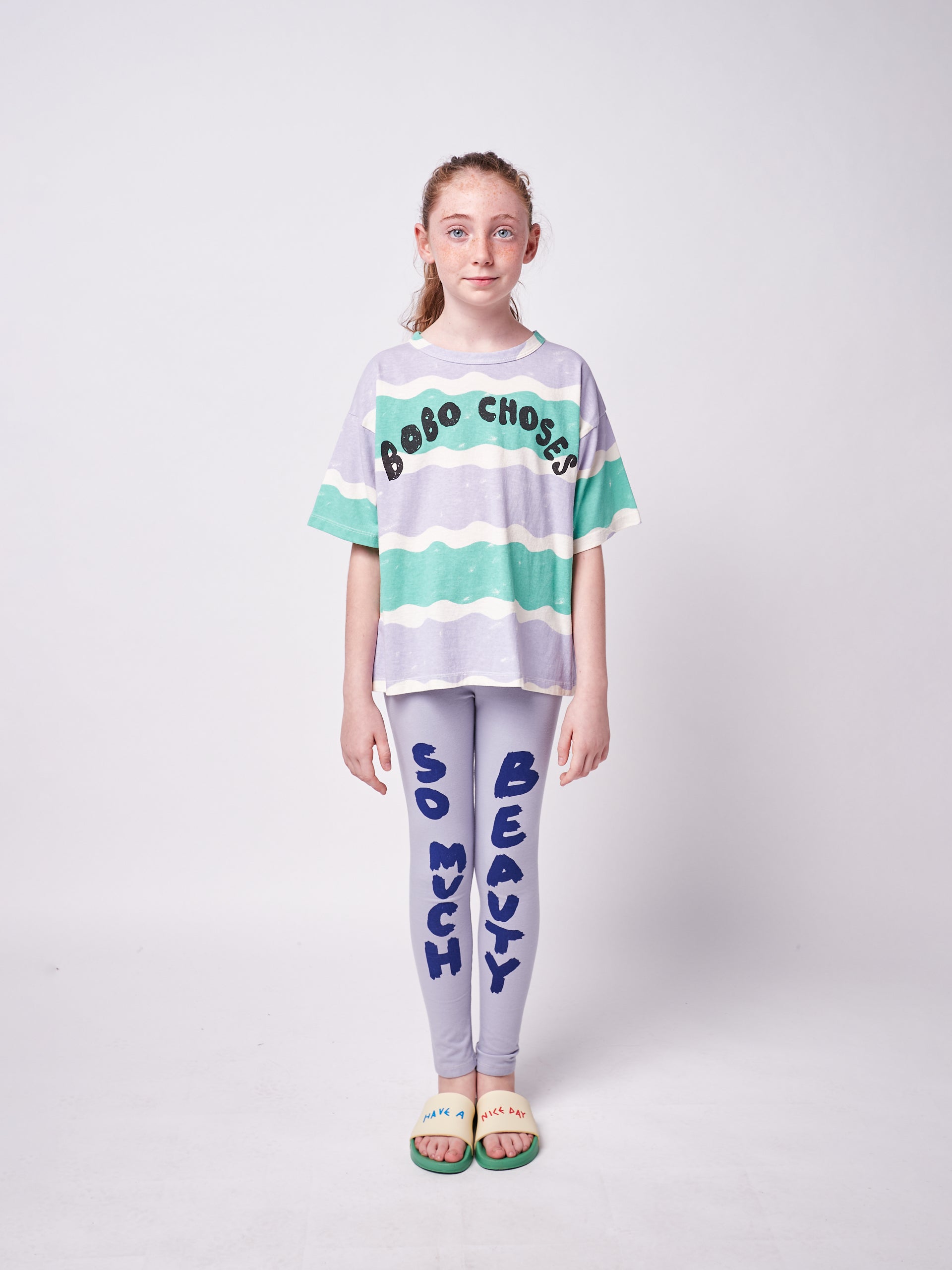 Boys & Girls Multicolor Logo Cotton T-Shirt