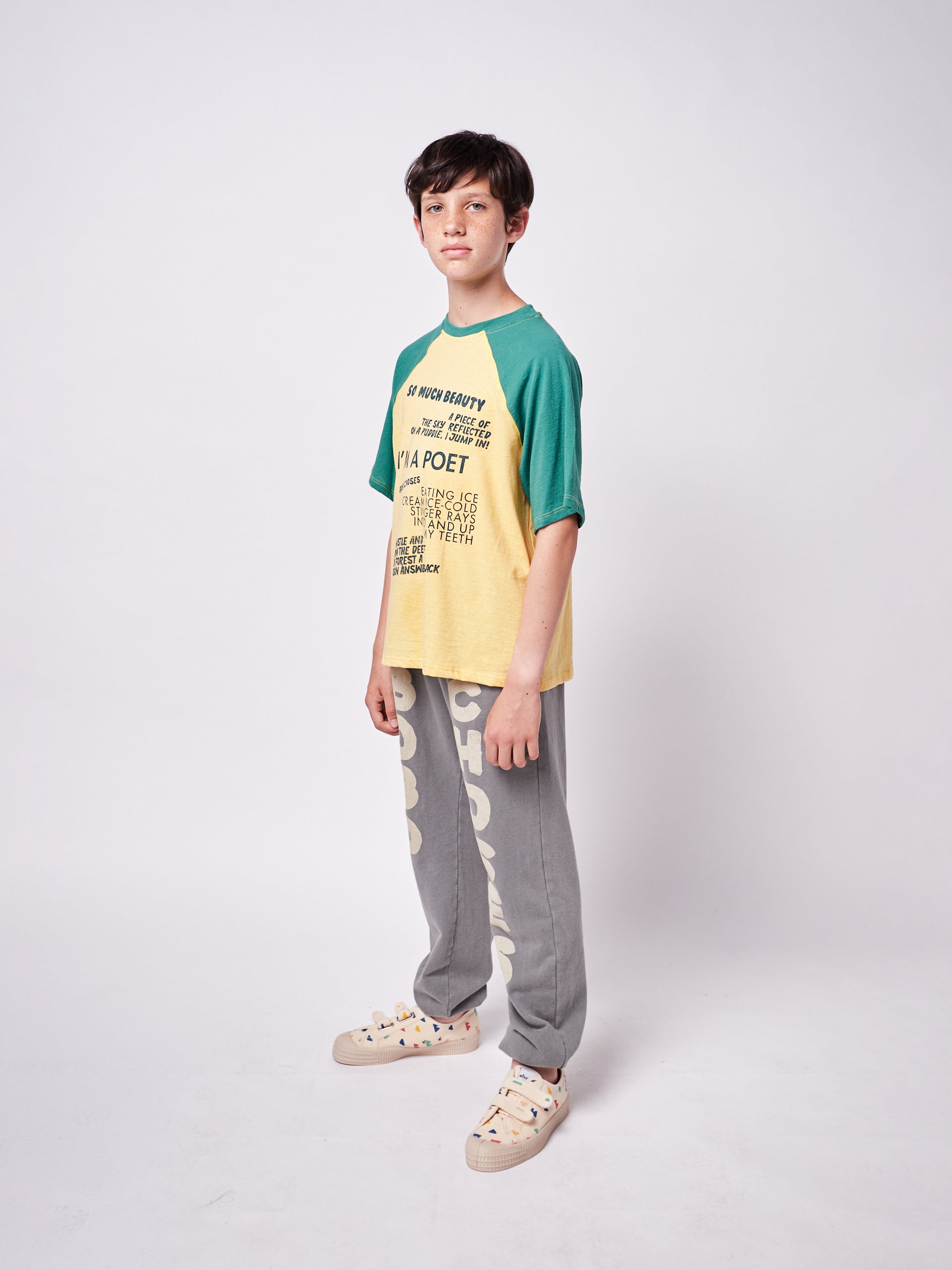 Boys & Girls Yellow Cotton T-Shirt