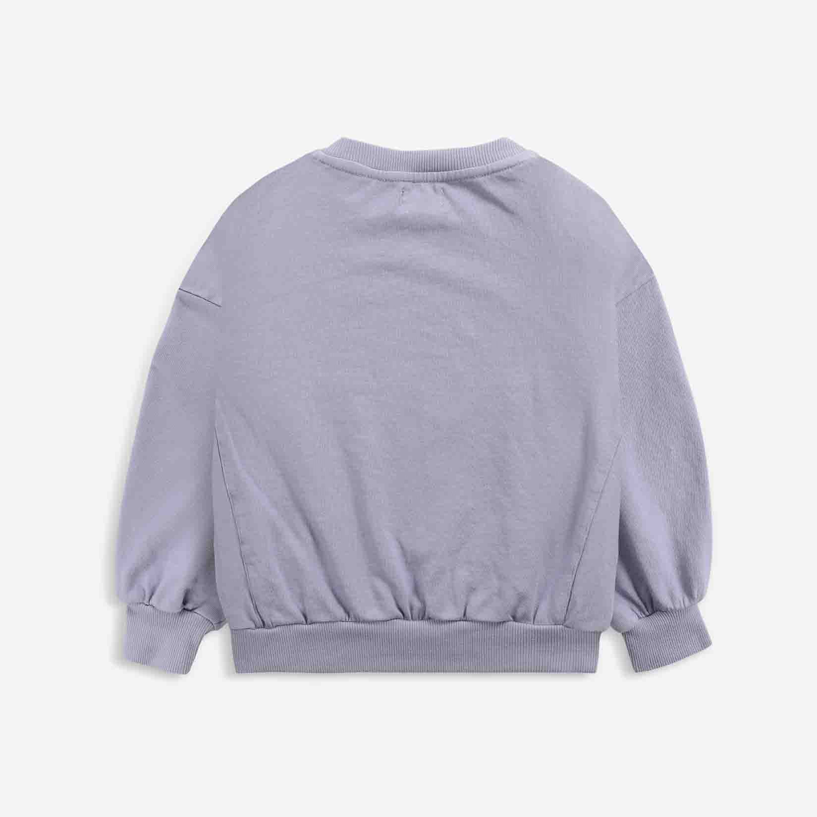 Boys & Girls Lavender Balloon Cotton Sweatshirt