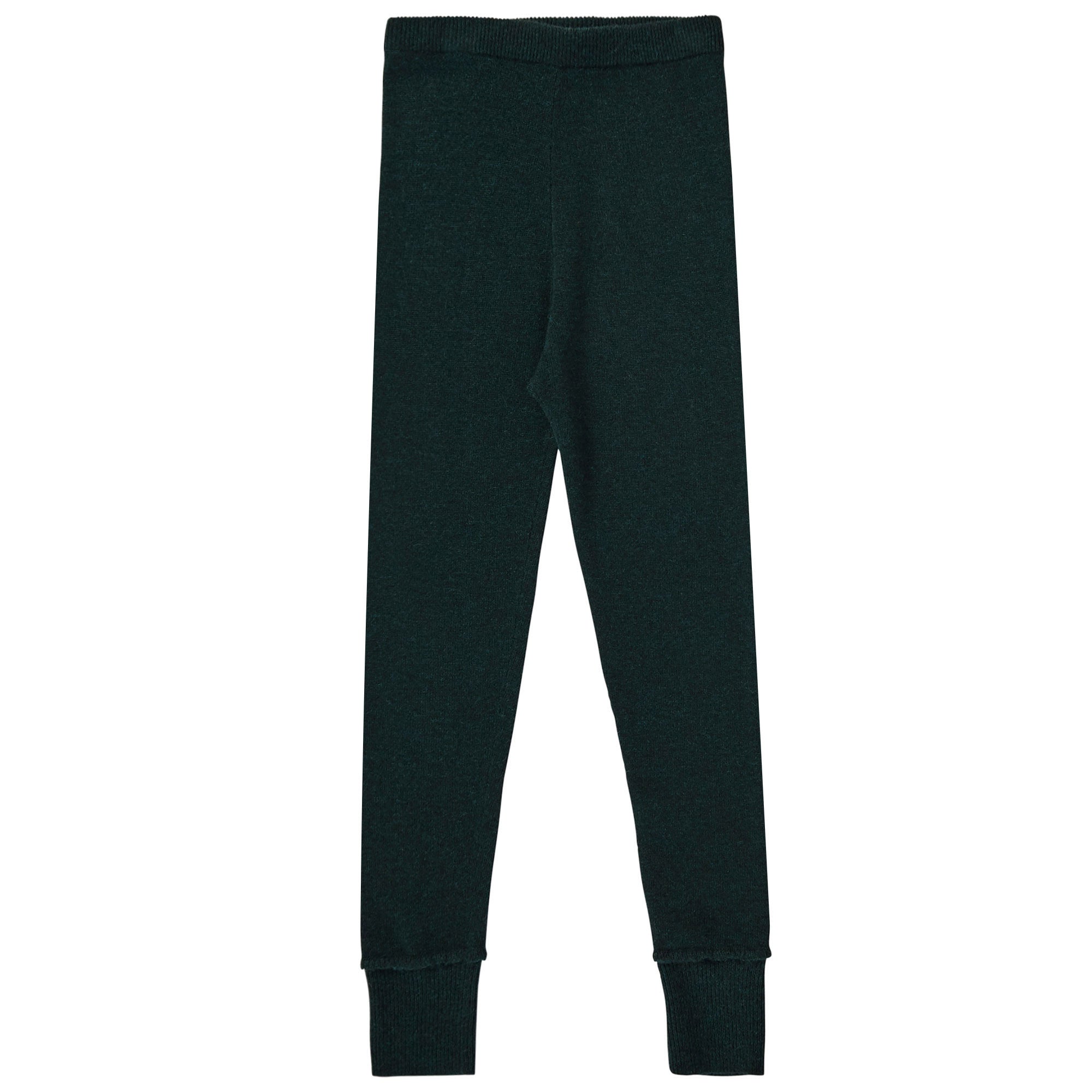 Boys Pine Green Wool Knitted Legging - CÉMAROSE | Children's Fashion Store - 2