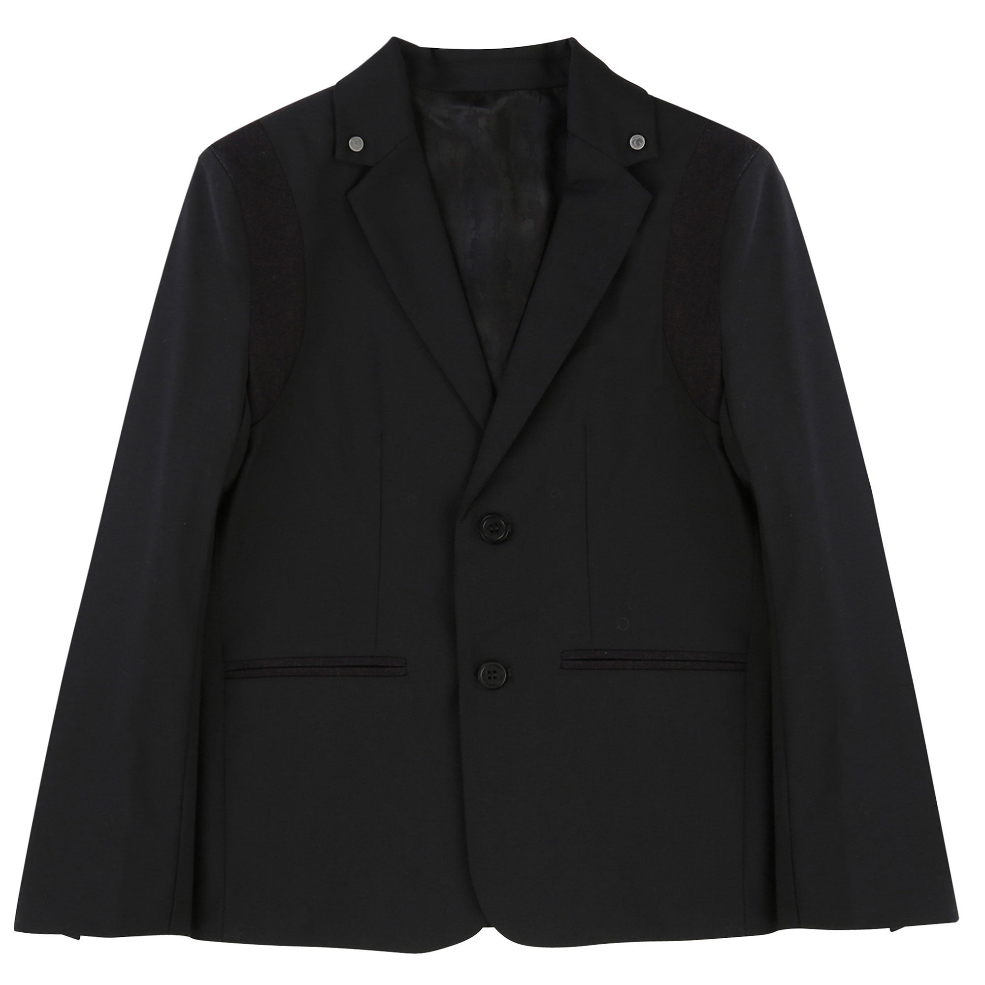 Boys Black Wool Blazer - CÉMAROSE | Children's Fashion Store