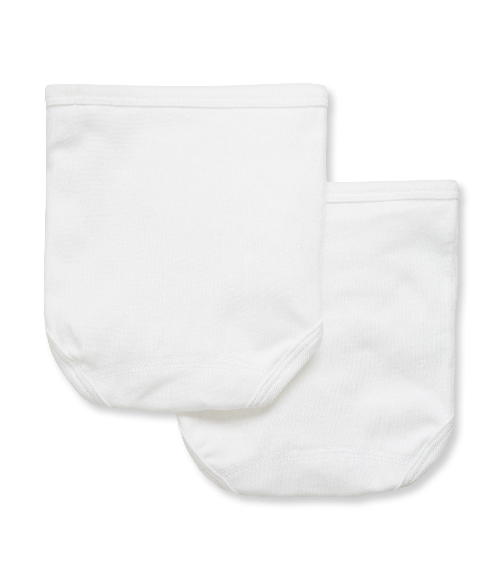 Baby Boys & Girls White Cotton Hip Shorts