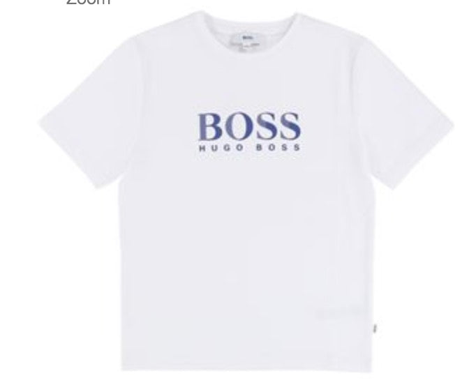 Boys White Logo T-shirt