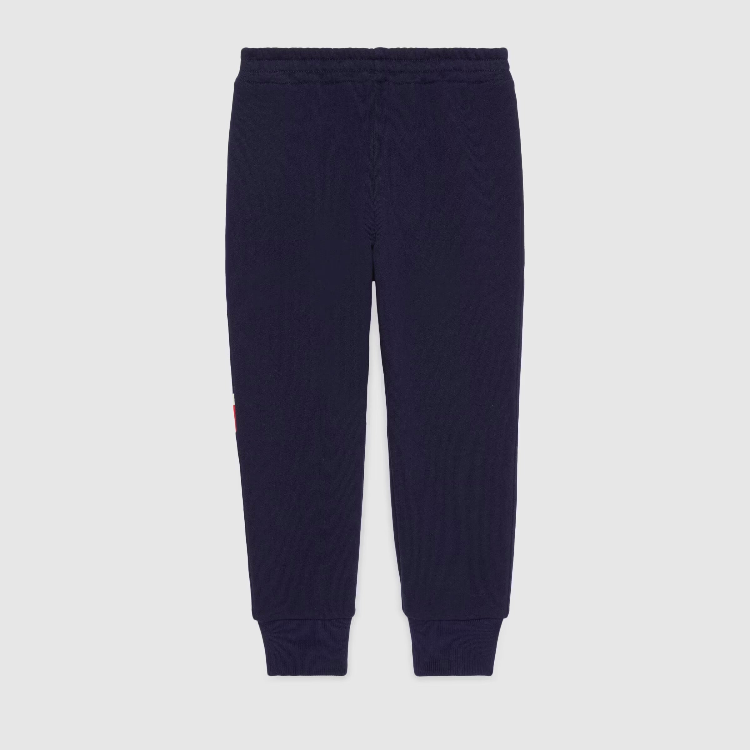 Boys Blue Logo Cotton Trousers