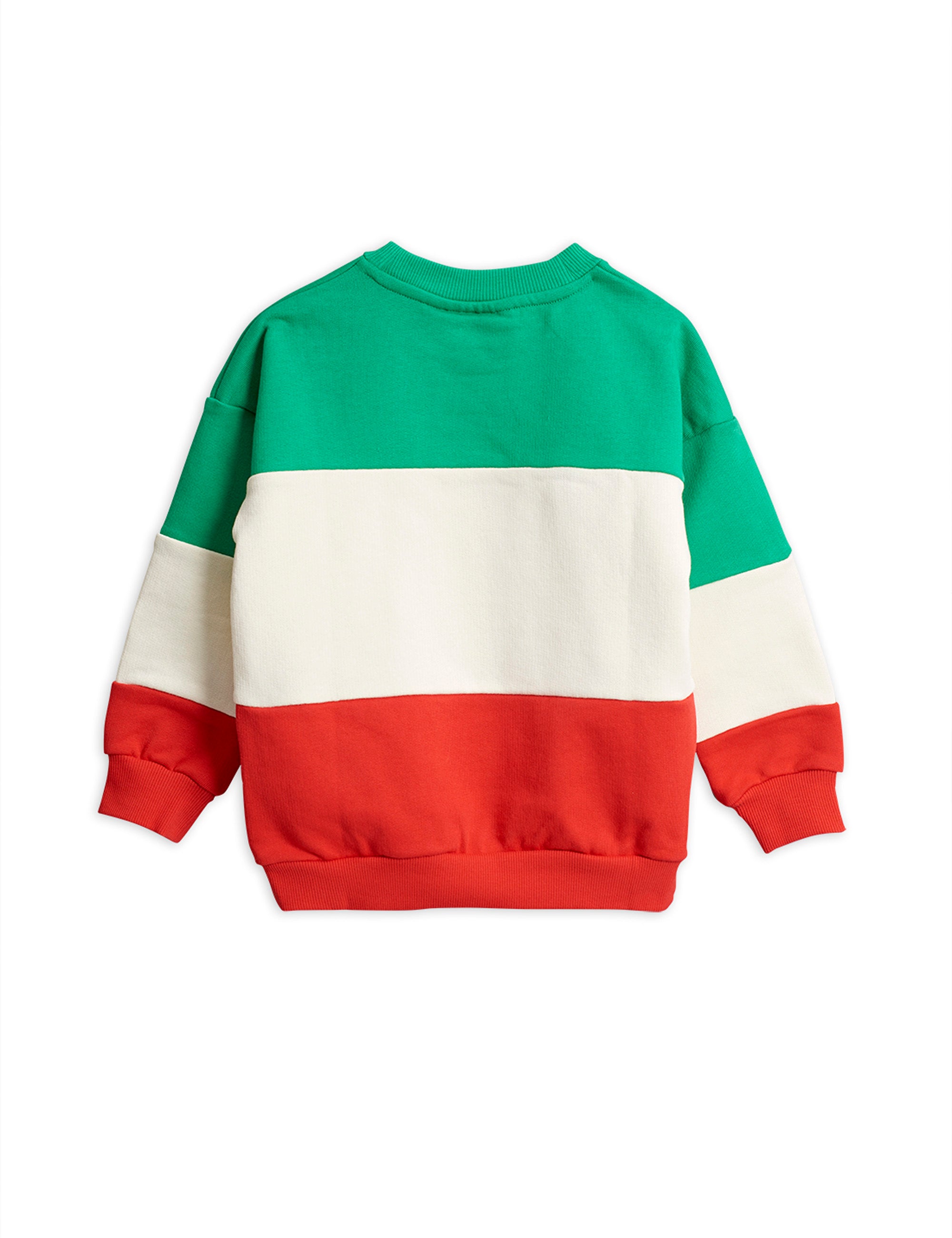 Boys & Girls Green & Red Cotton Sweater