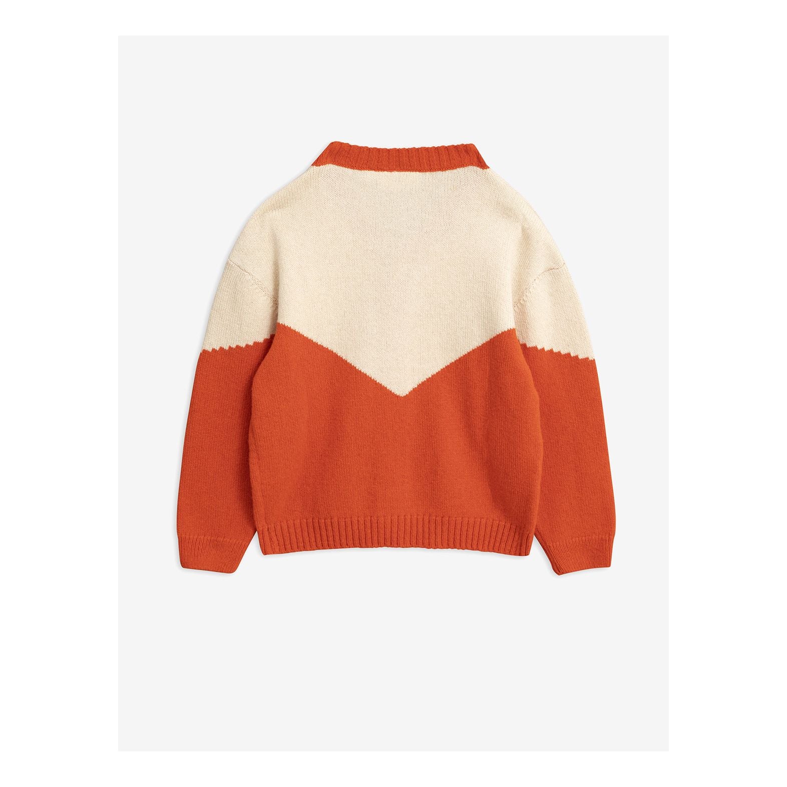 Boys & Girls Orange Panda Wool Cardigan