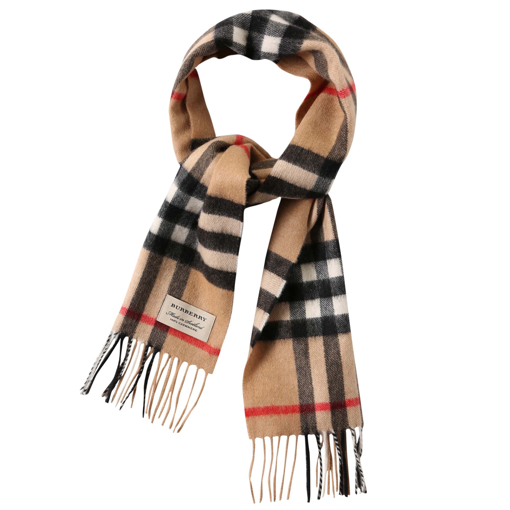 Boys & Girls Beige Check Cashmere Scarf - CÉMAROSE | Children's Fashion Store - 2