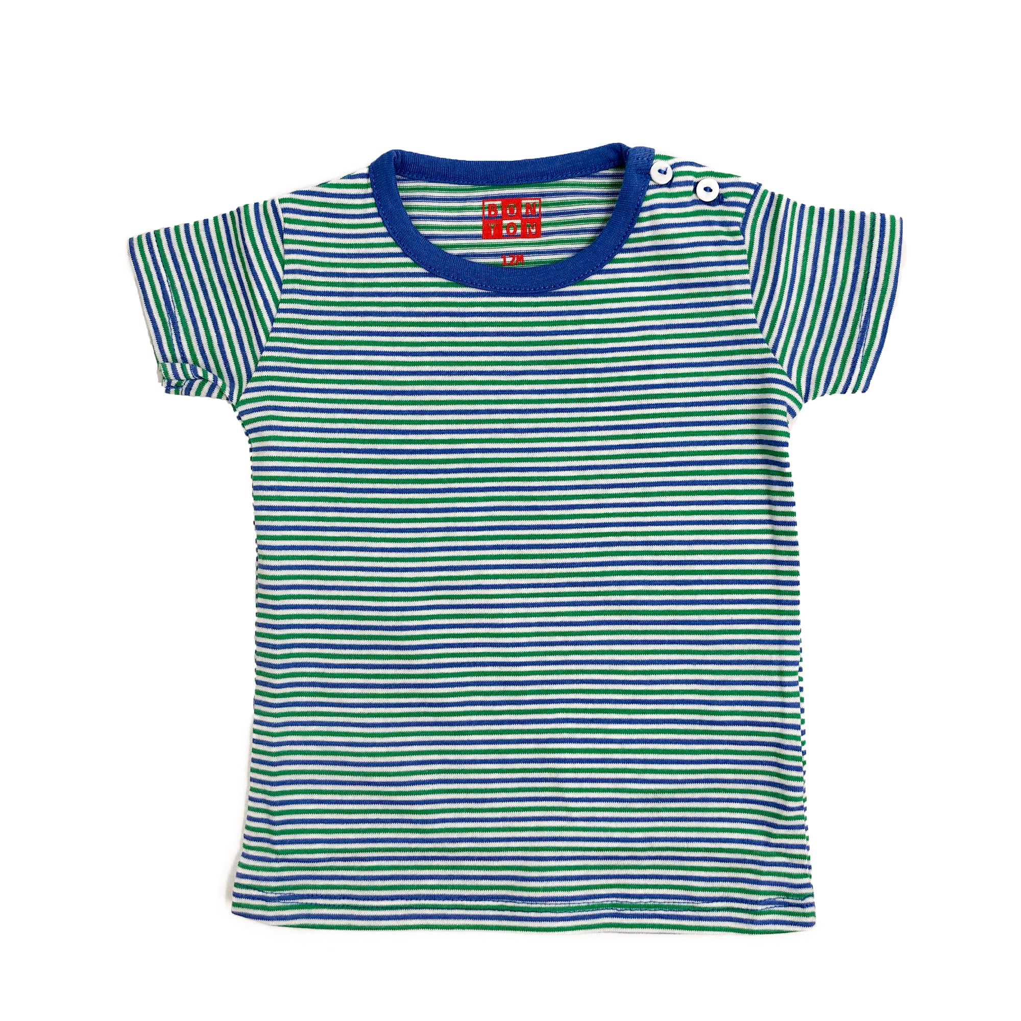 Baby Boys Green Ray Stripes Cotton Set