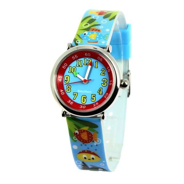 Boys Light Blue Aquatique Watch（4-7Y）