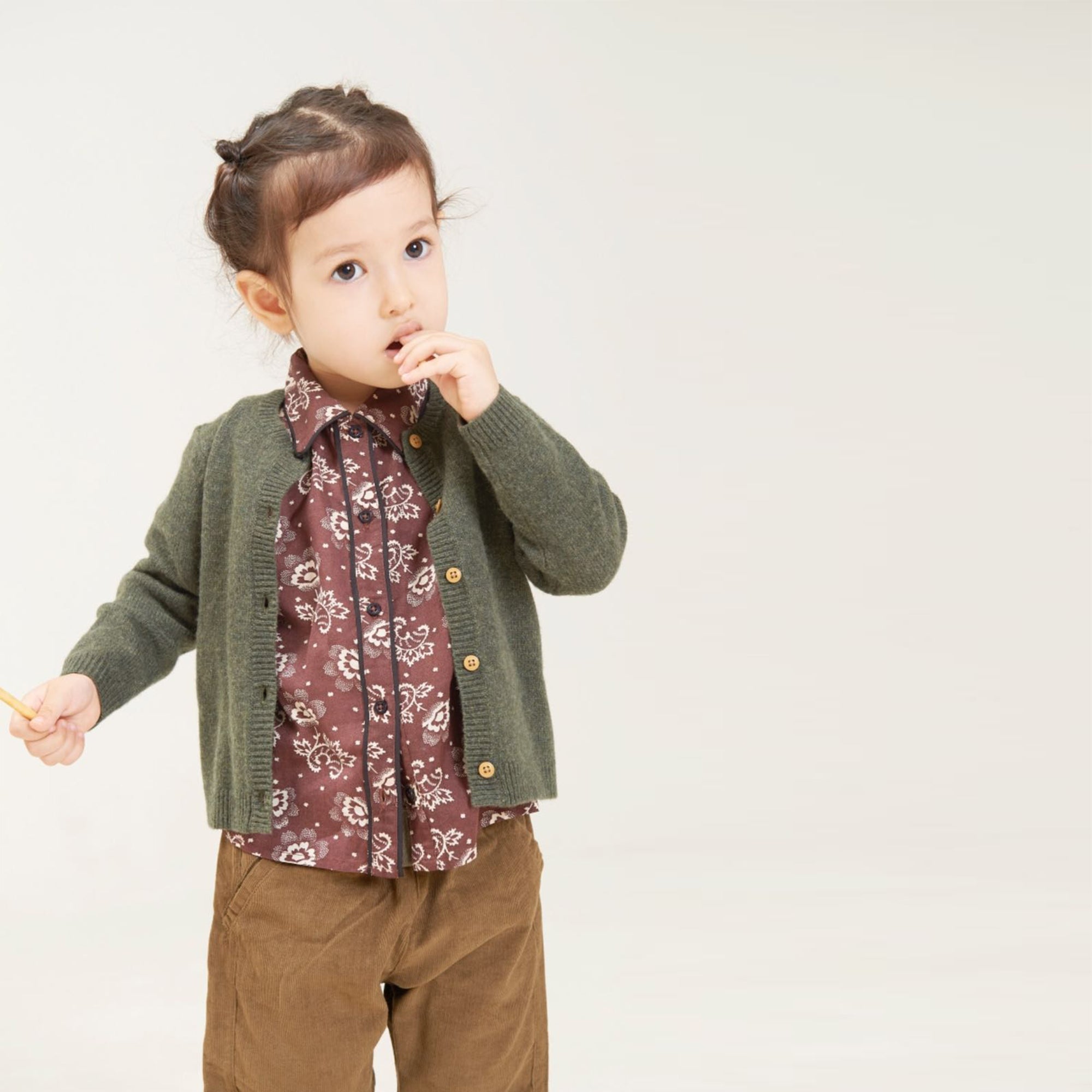 Boys & Girls Thyme Merino Cardigan