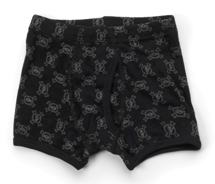 Boys Skull Underwear Cotton Sets