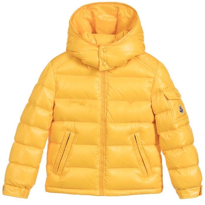 Boys Yellow "NEW MAYA" Padded Down Jacket