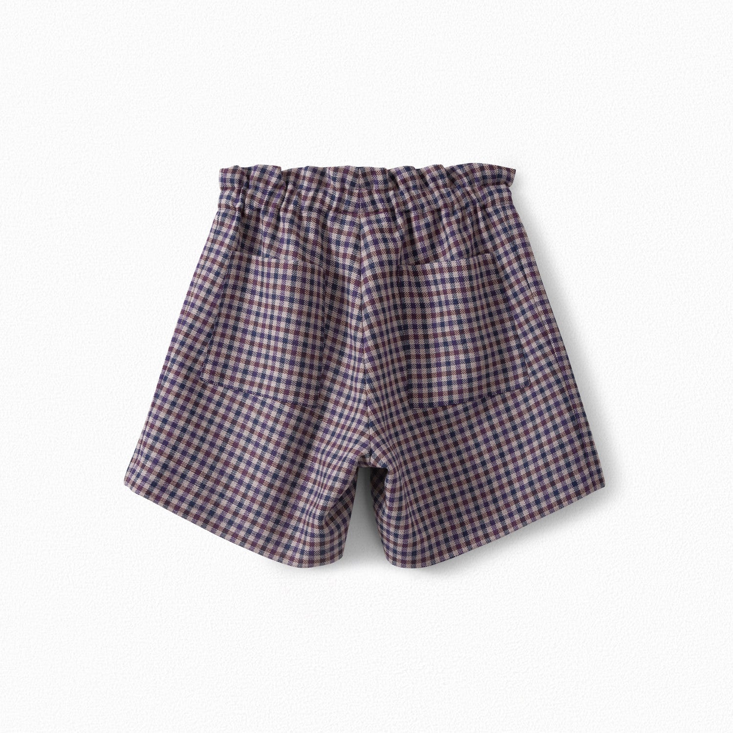 Boys & Girls Prune Check Shorts