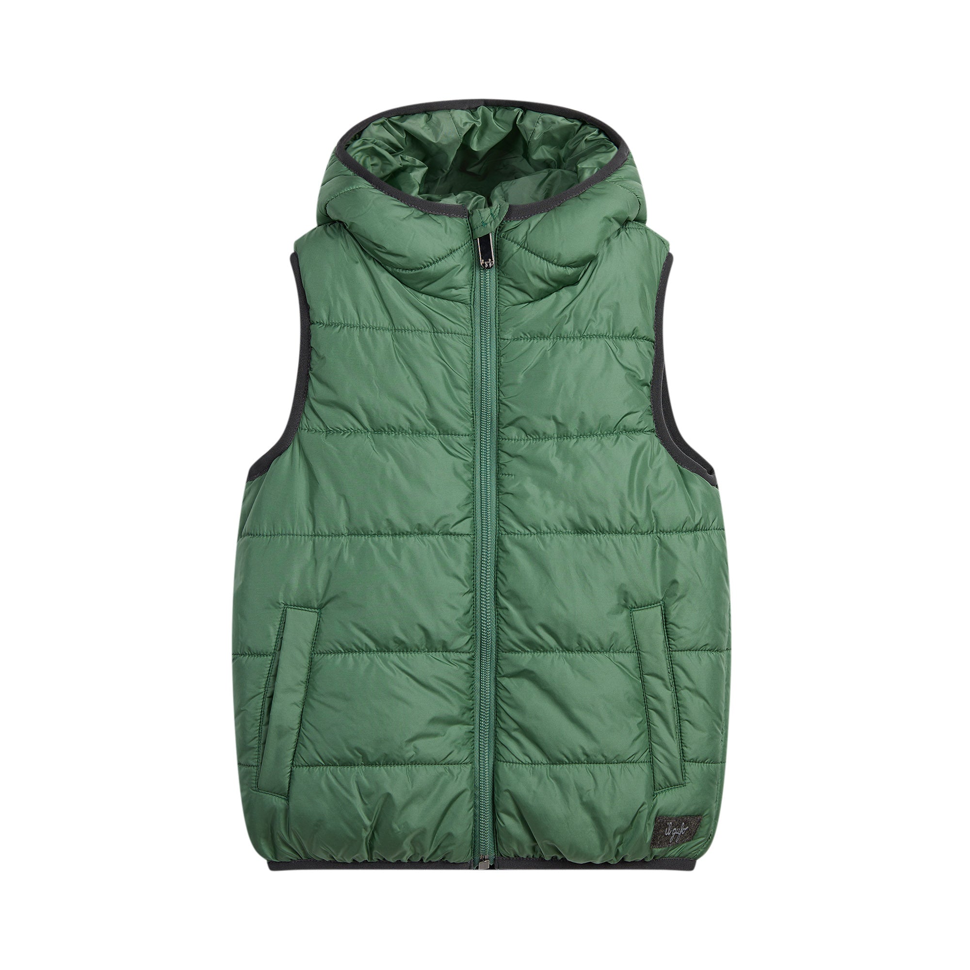 Boys & Girls Green Padded Gilet