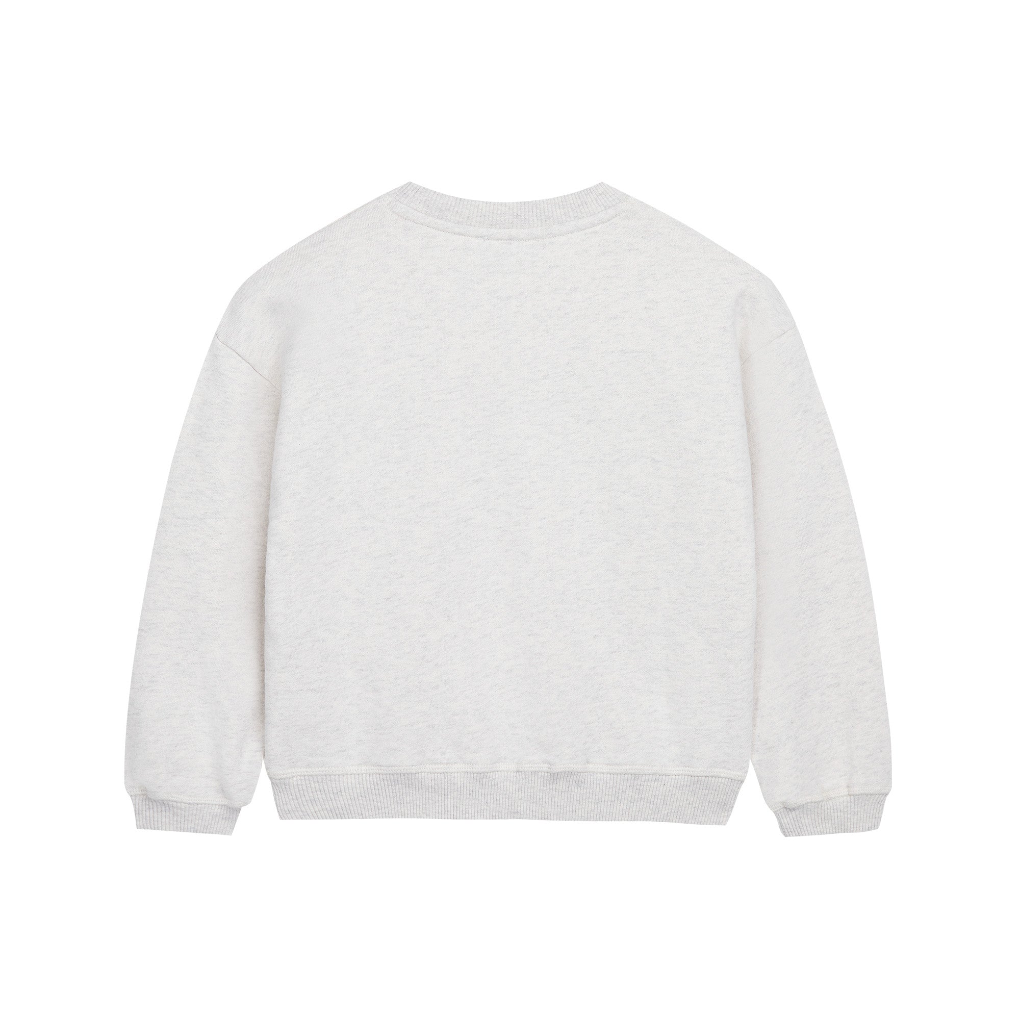 Boys Beige Logo Cotton Sweatshirt