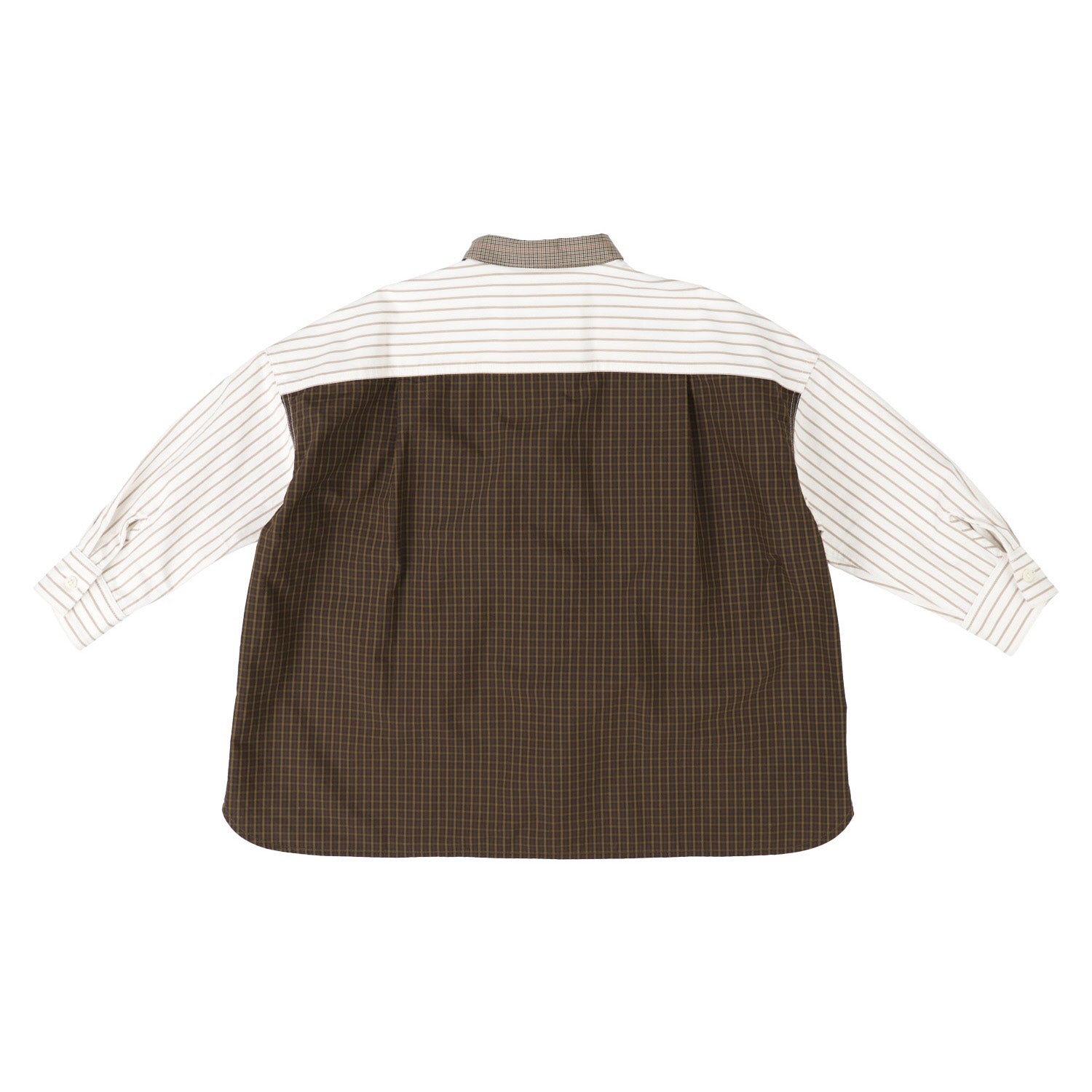 Boys Beige Stripes Shirt