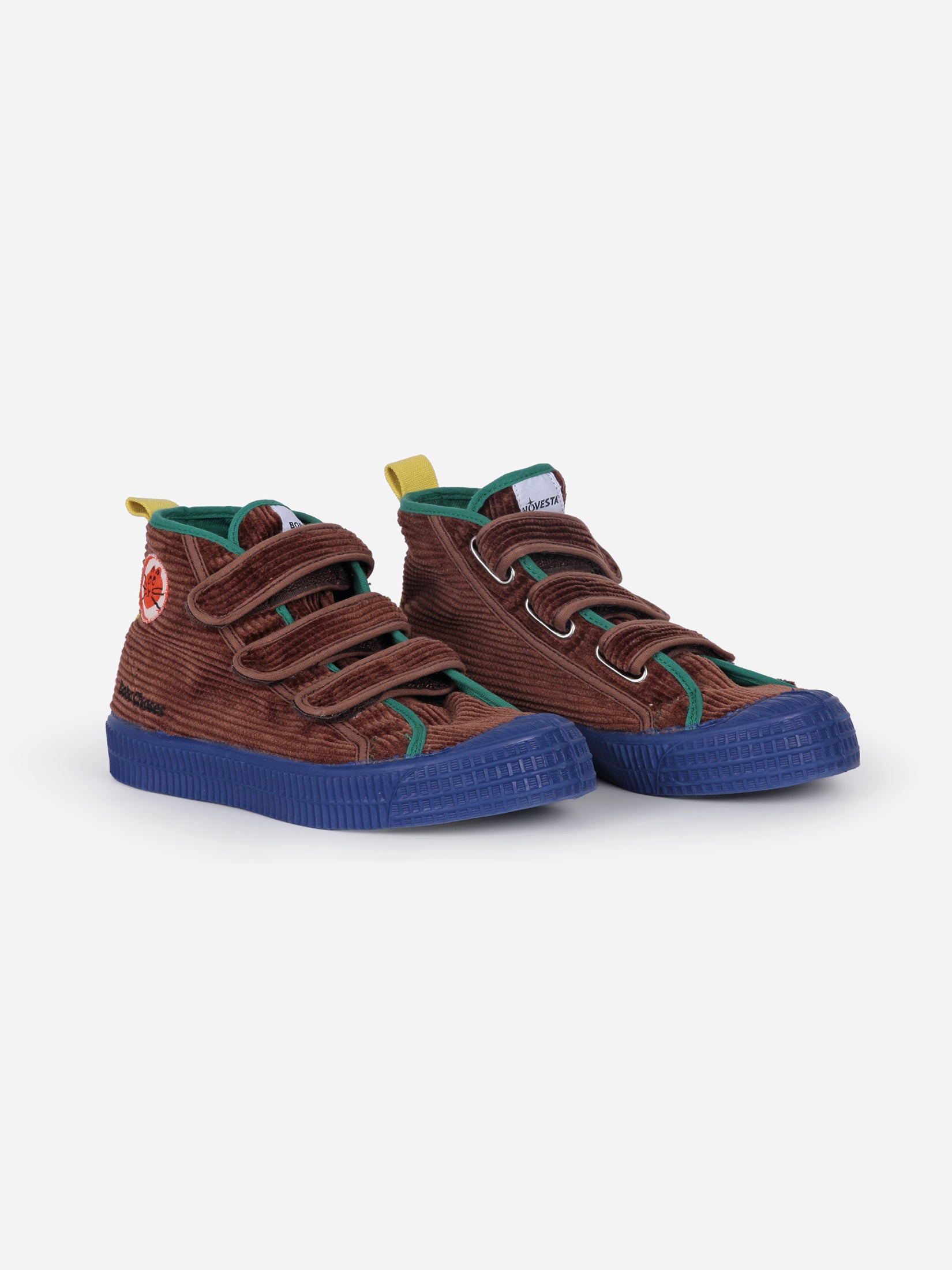 Boys Caramel Cafe Cat Novesta Celcro Sneakers