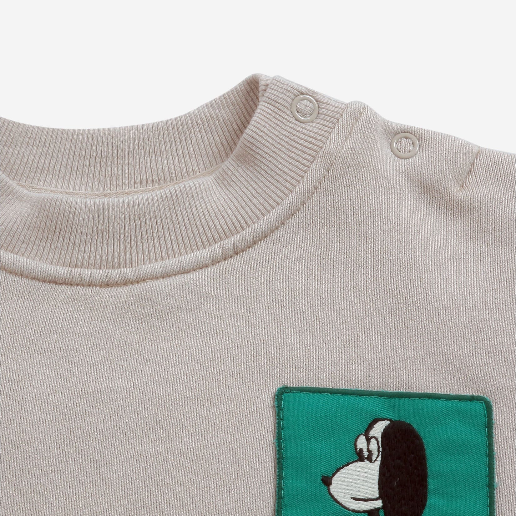 Baby Boys & Girls Grey Cotton Sweatshirt