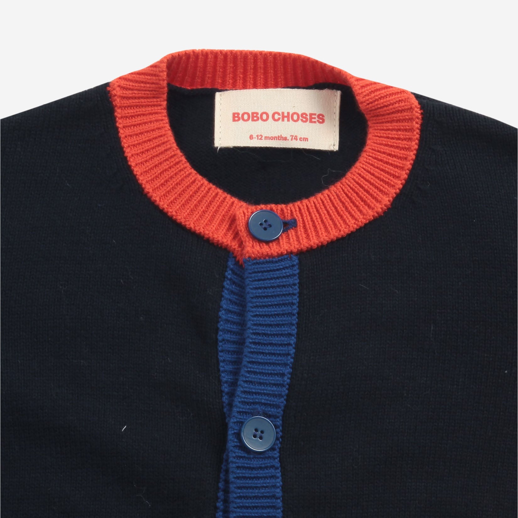 Baby Boys & Girls Blue Cotton Cardigan