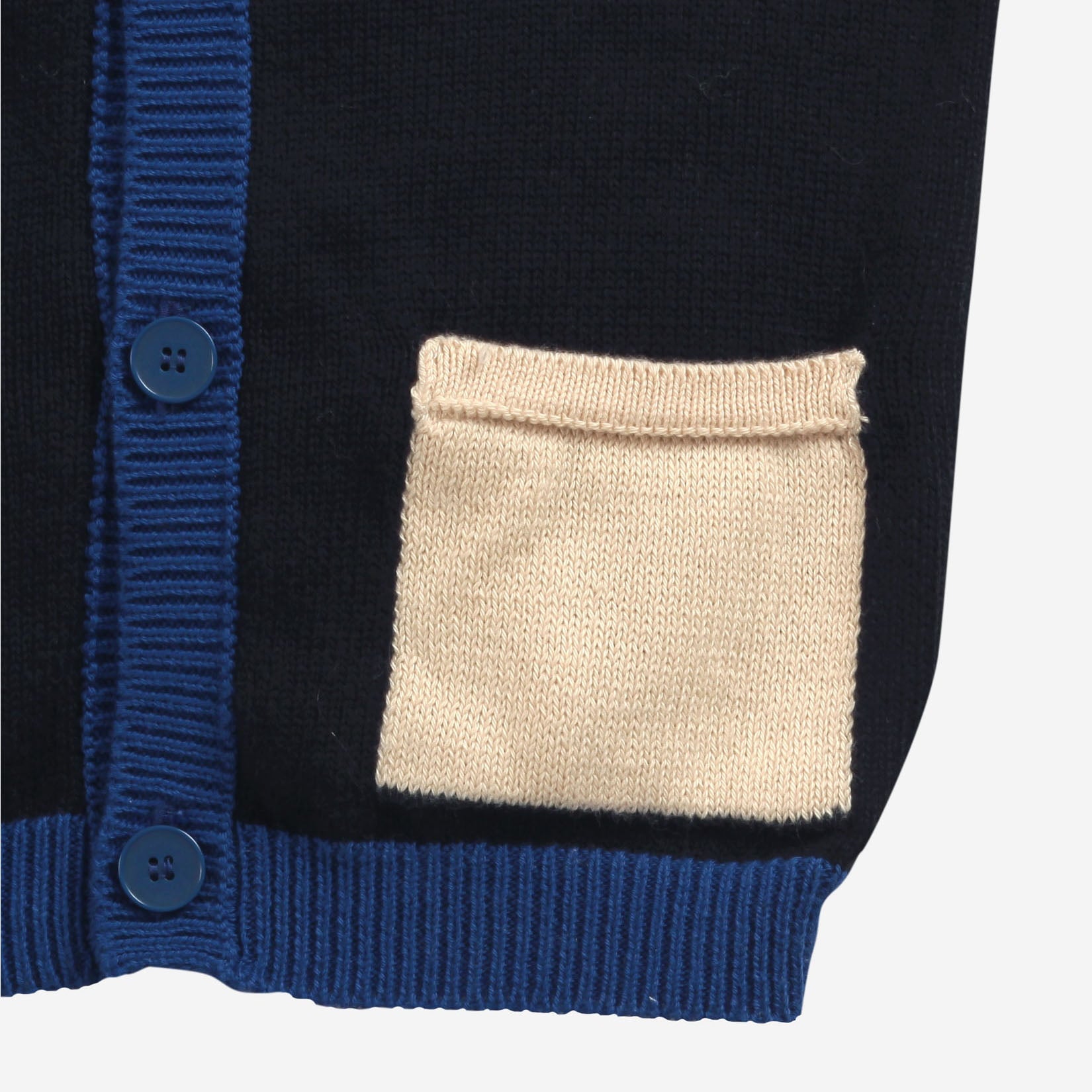 Baby Boys & Girls Blue Cotton Cardigan