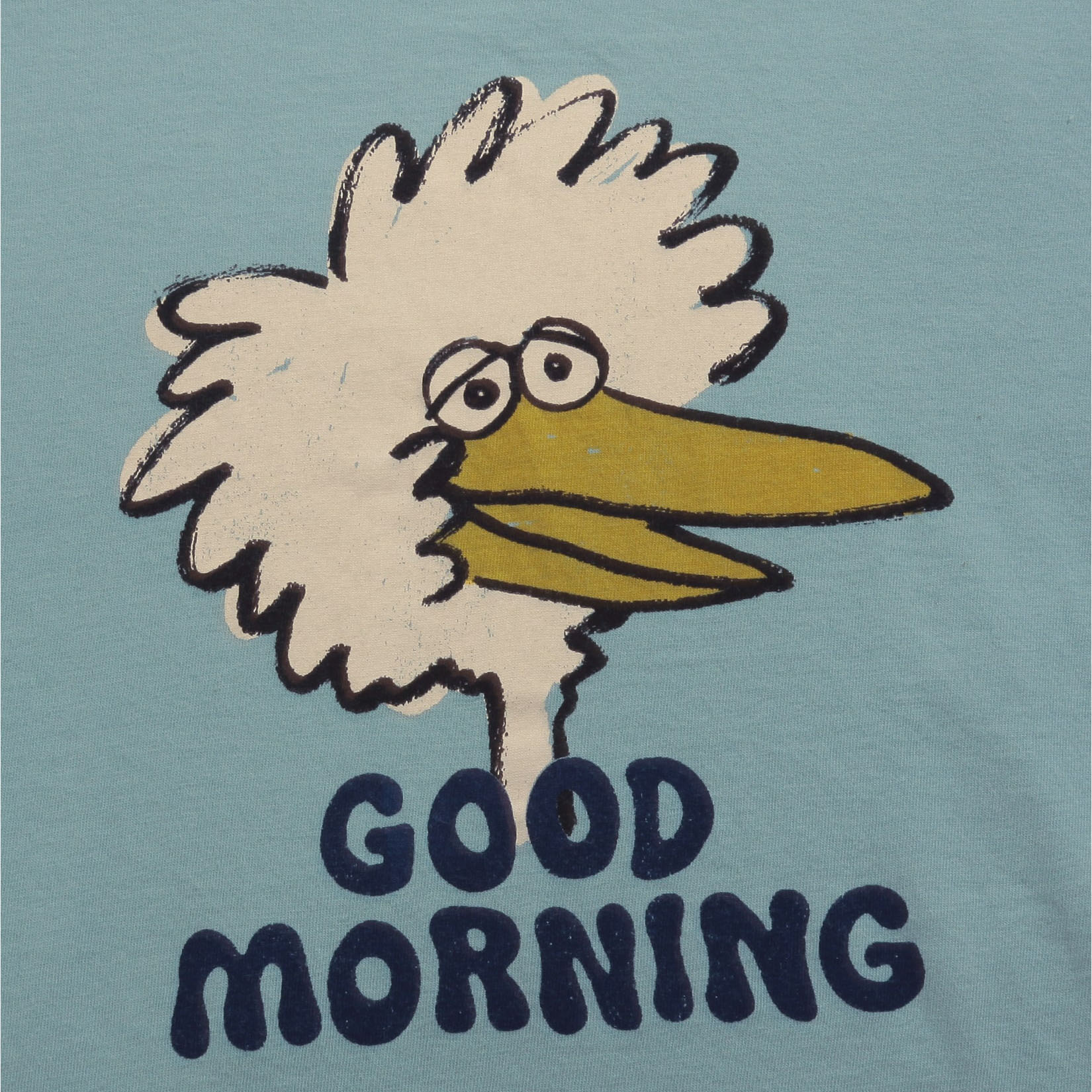 Boys & Girls Blue Birdie Cotton T-Shirt