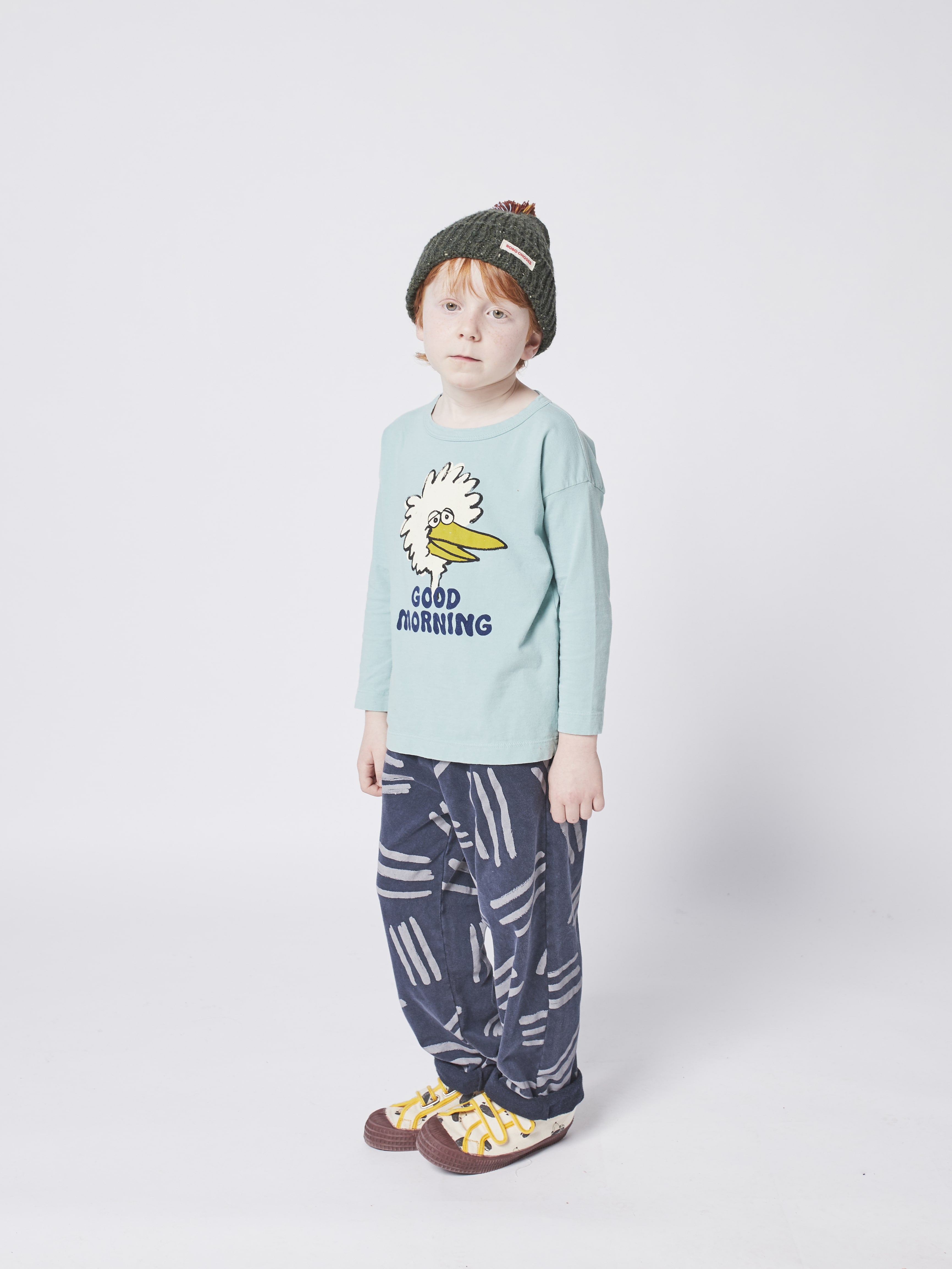 Boys & Girls Blue Birdie Cotton T-Shirt