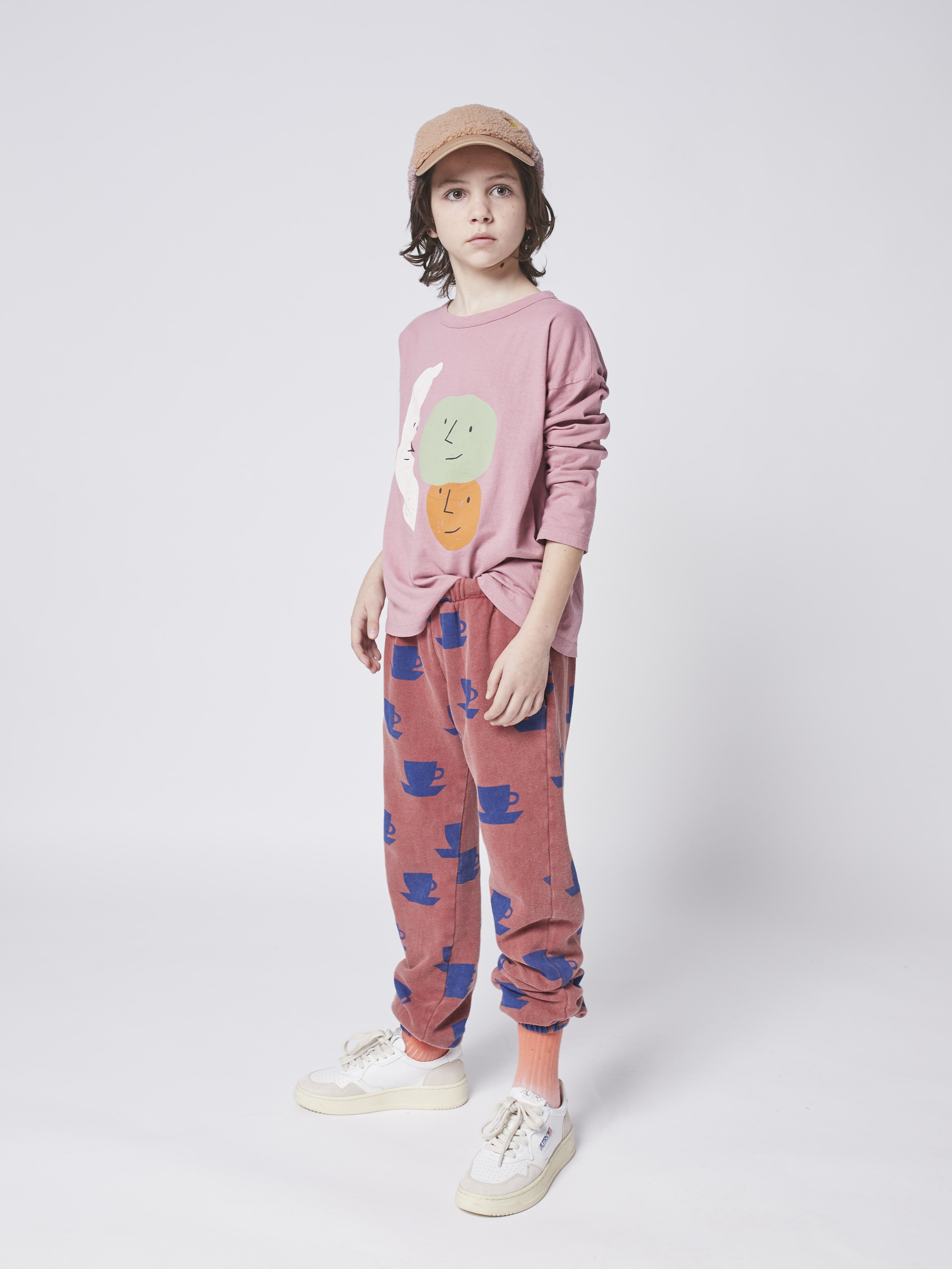 Boys & Girls Pink Printed Cotton T-Shirt