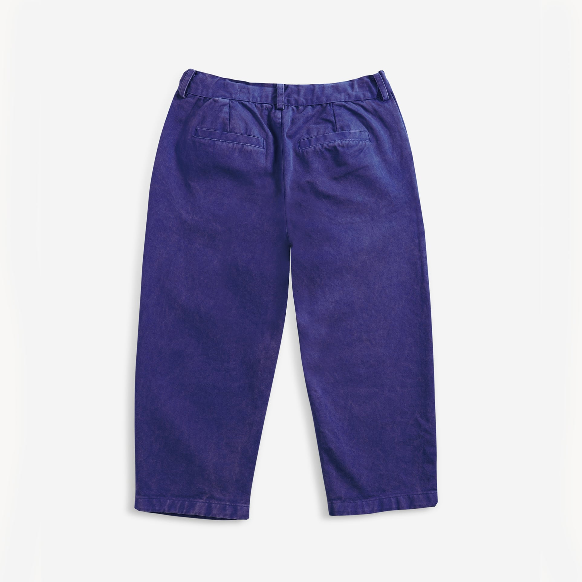 Boys & Girls Blue Cotton Trousers