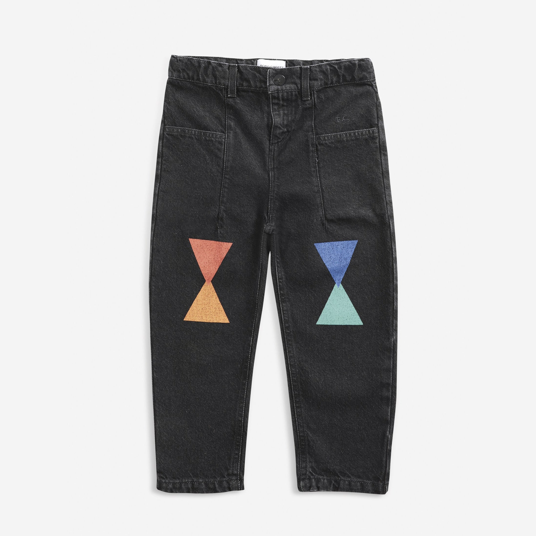 Boys & Girls Grey Denim Trousers