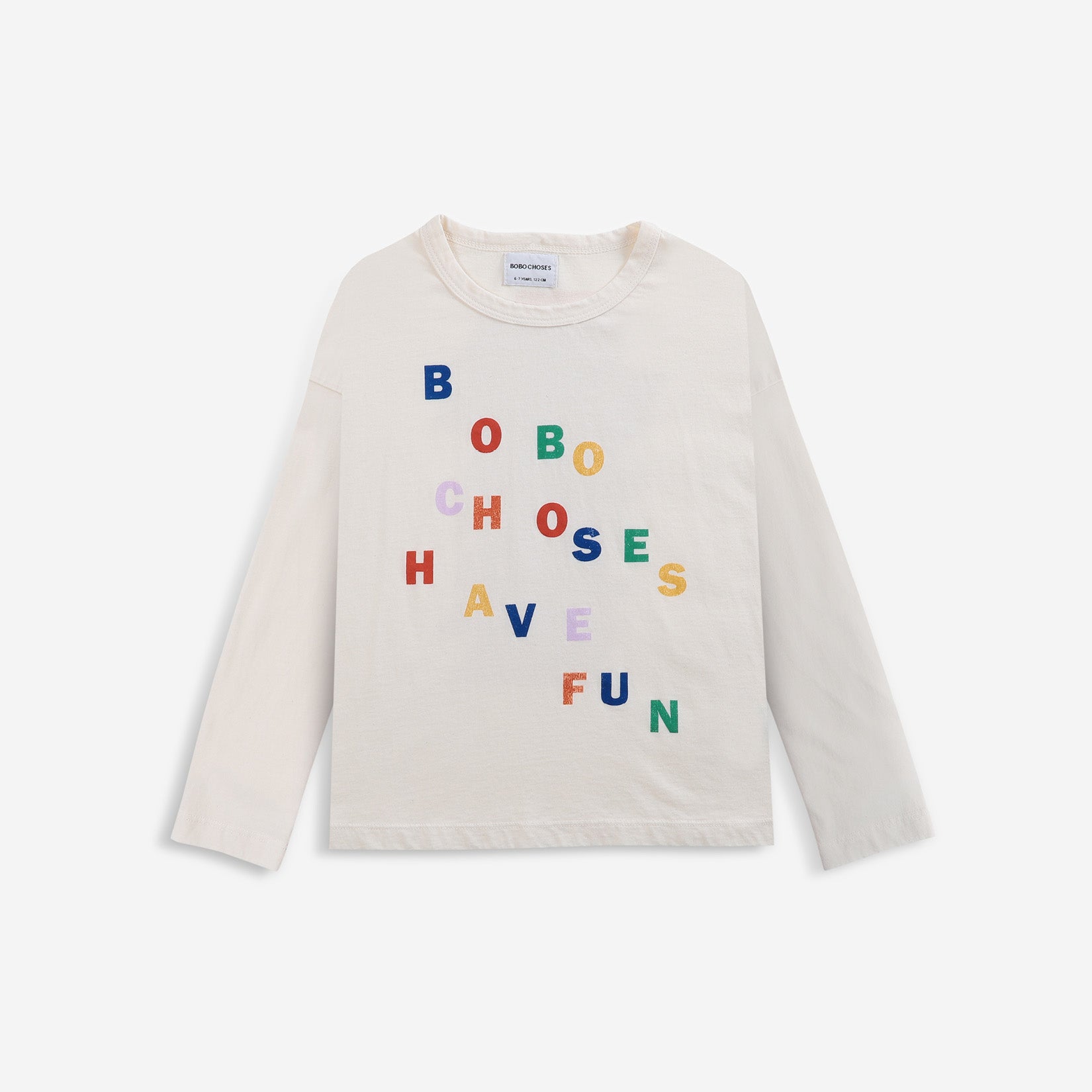 Boys & Girls White Logo Cotton T-Shirt