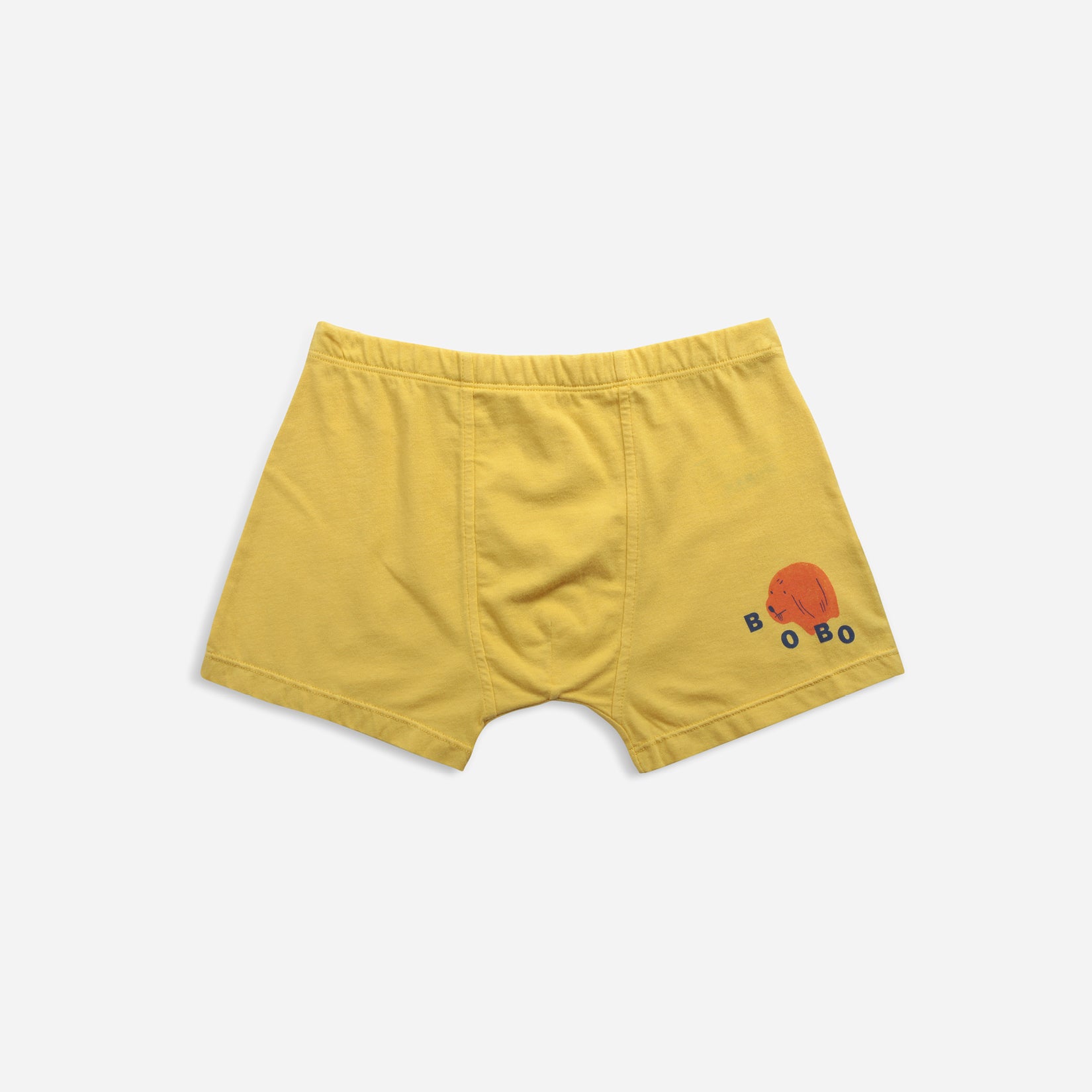 Boys Yellow & Grey Cotton Underwear Set (2 Pack)