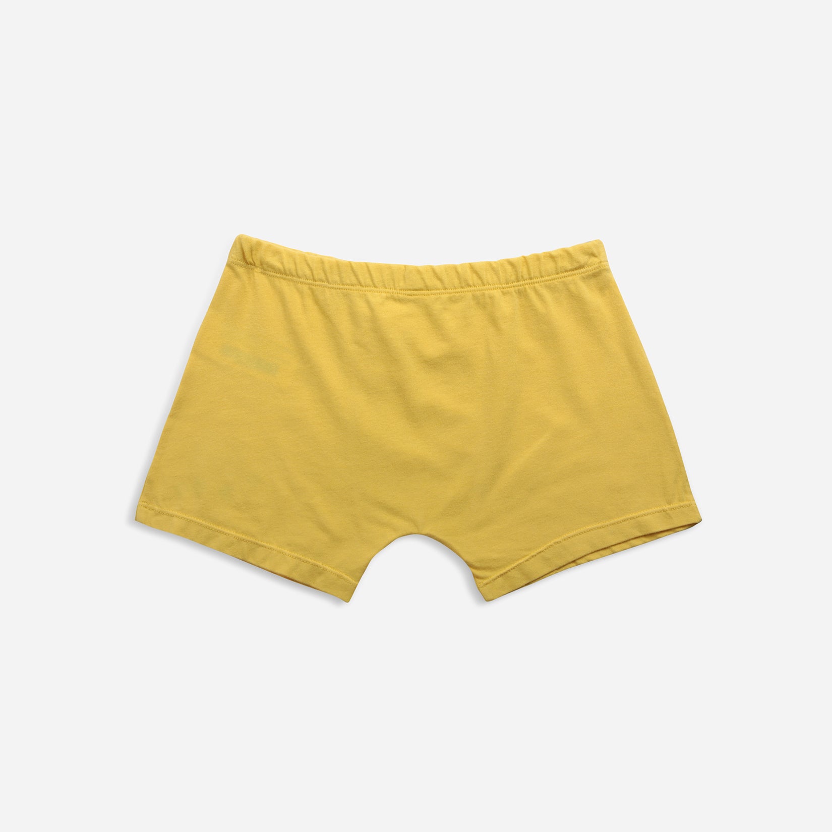 Boys Yellow & Grey Cotton Underwear Set (2 Pack)