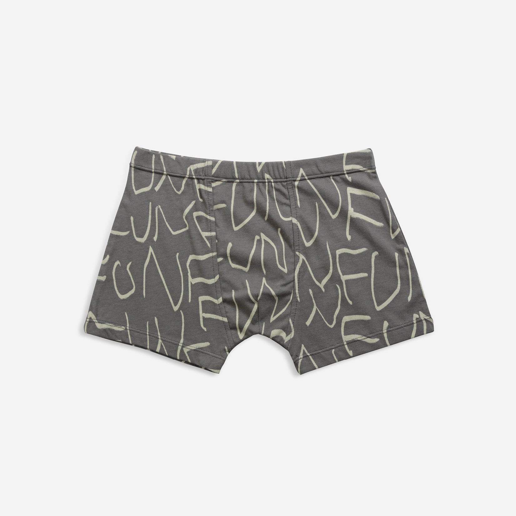 Boys Yellow & Grey Cotton Underwear Set (2 Pack)