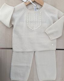 Baby Ivory CashmereTops & Bottoms Set - CÉMAROSE | Children's Fashion Store