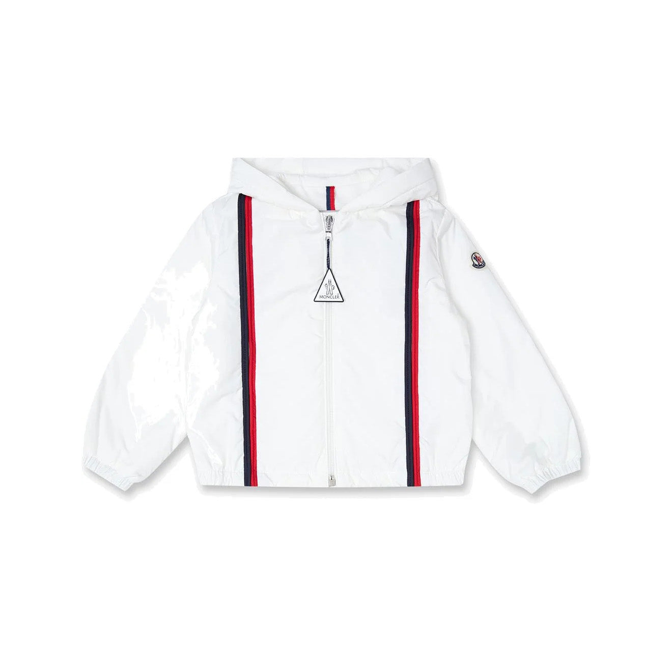 Baby Boys White Zip-Up Top