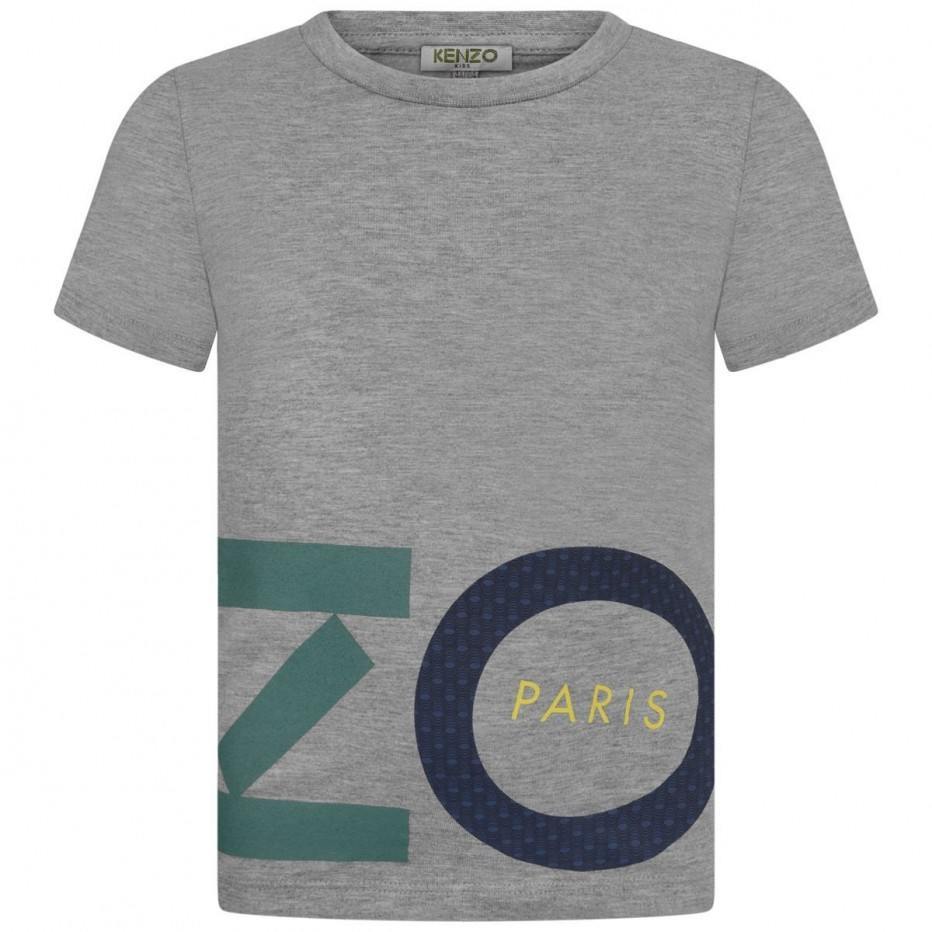 Boys Grey Logo T-shirt