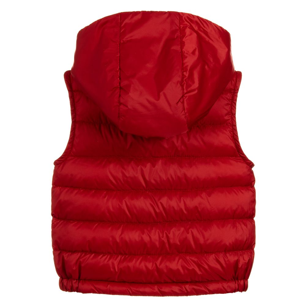 Baby Boys Red "HARIKI" Padded Down Gilet