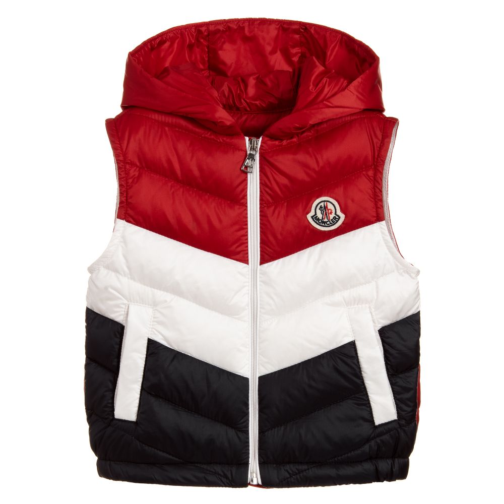 Baby Boys Red "HARIKI" Padded Down Gilet