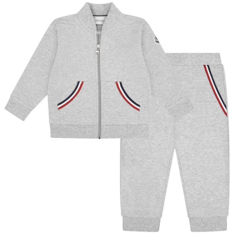 Baby Boys Grey Cotton Set