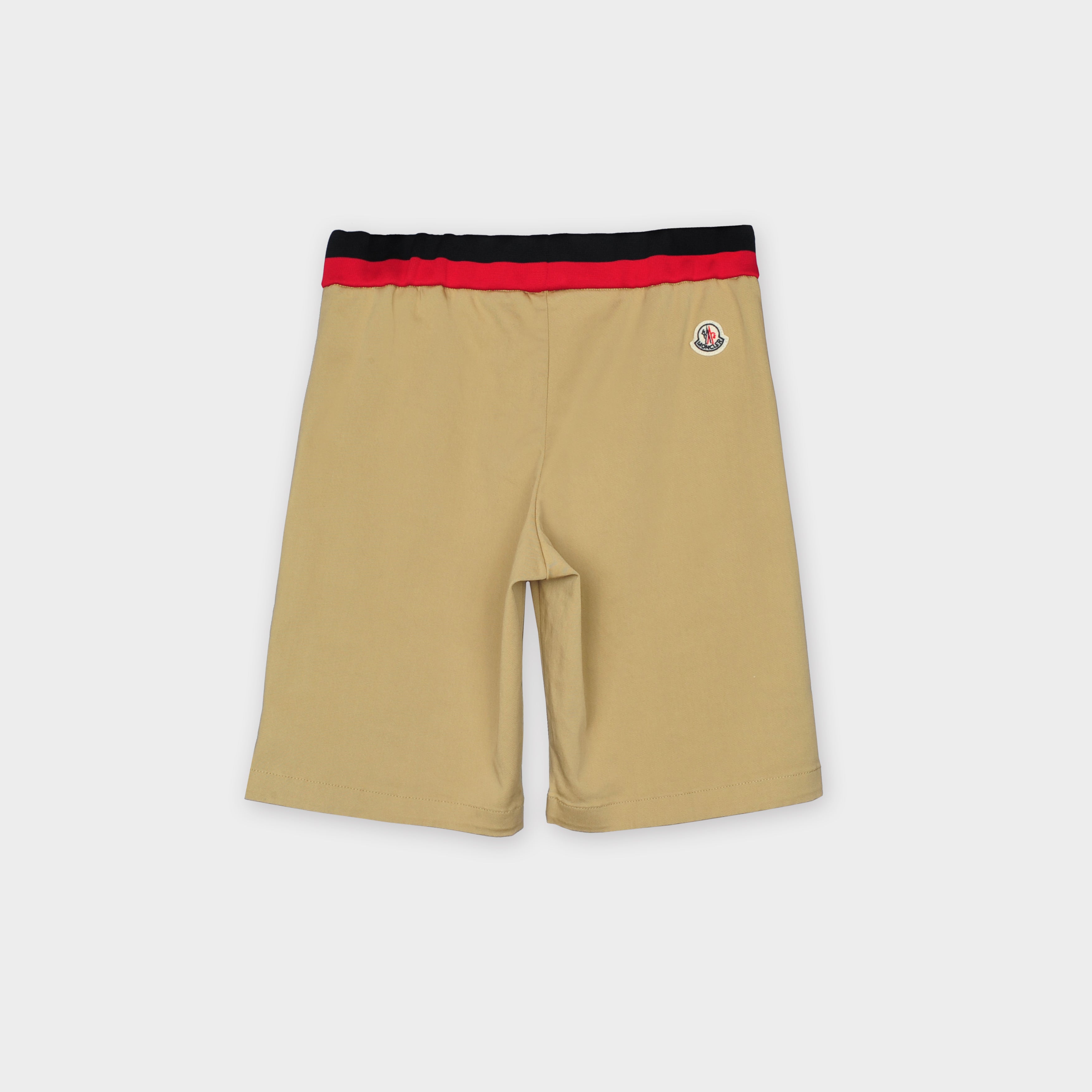 Boys Khaki Logo Shorts