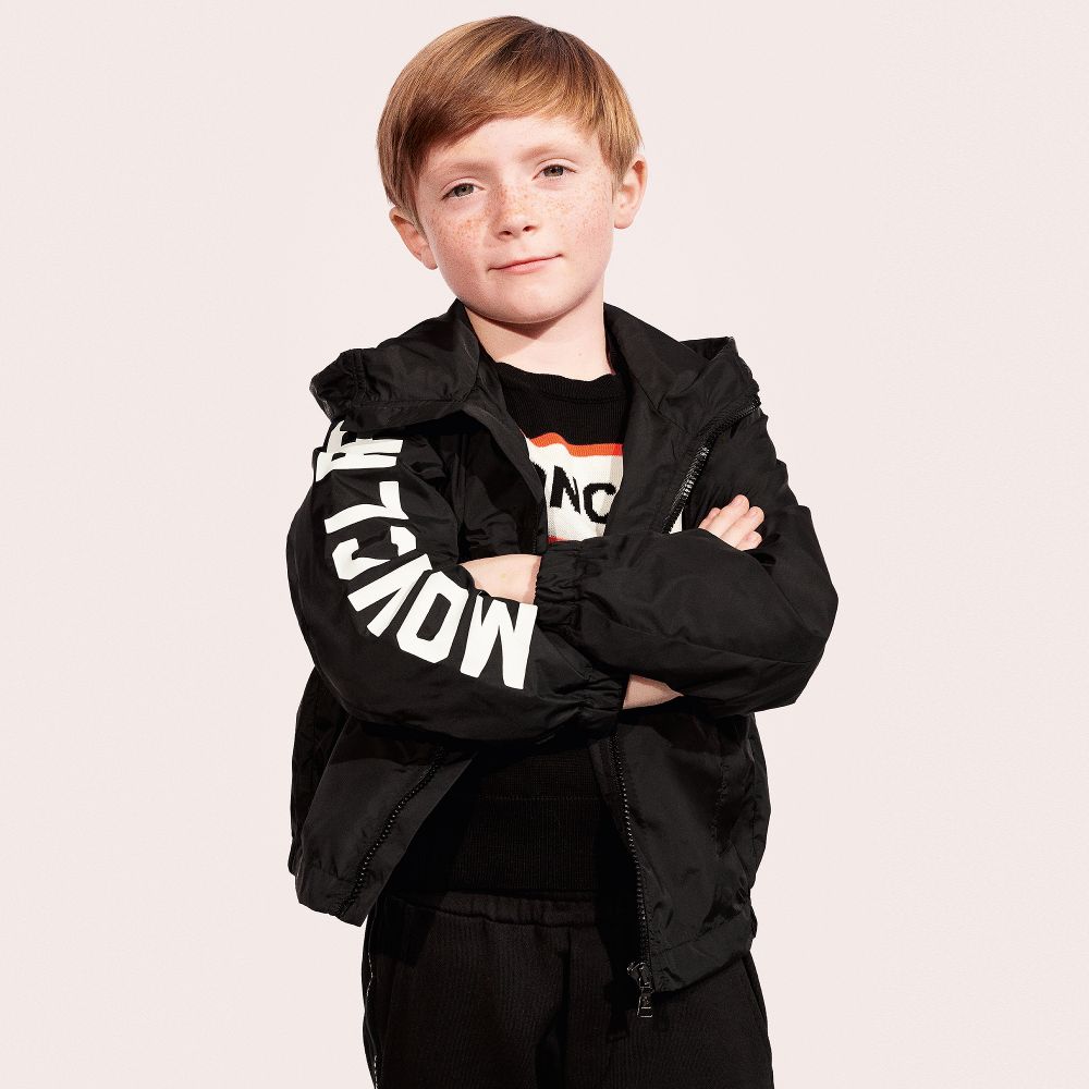 Boys Black "SAXOPHONE" Jacket