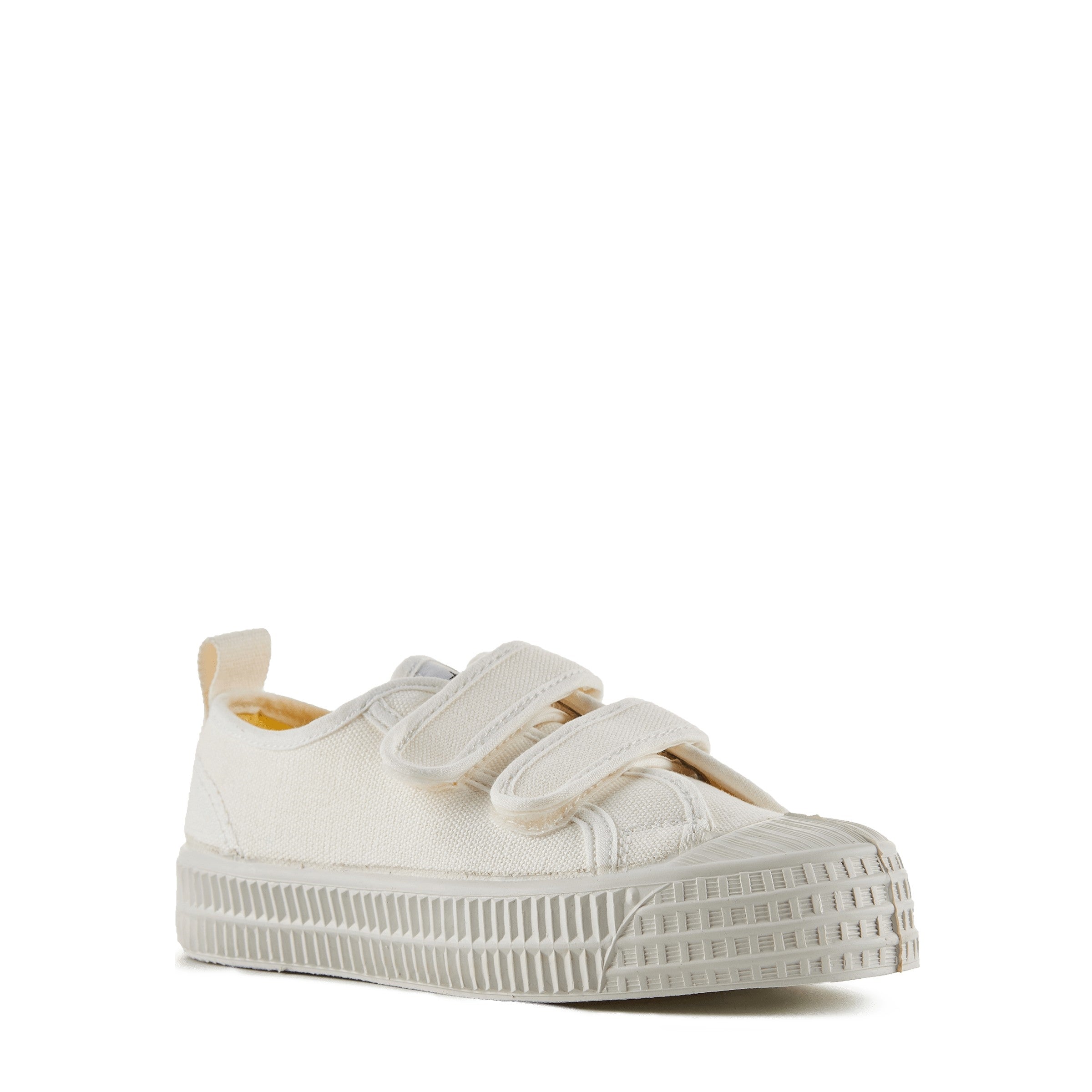 Boys White Velcro Shoes