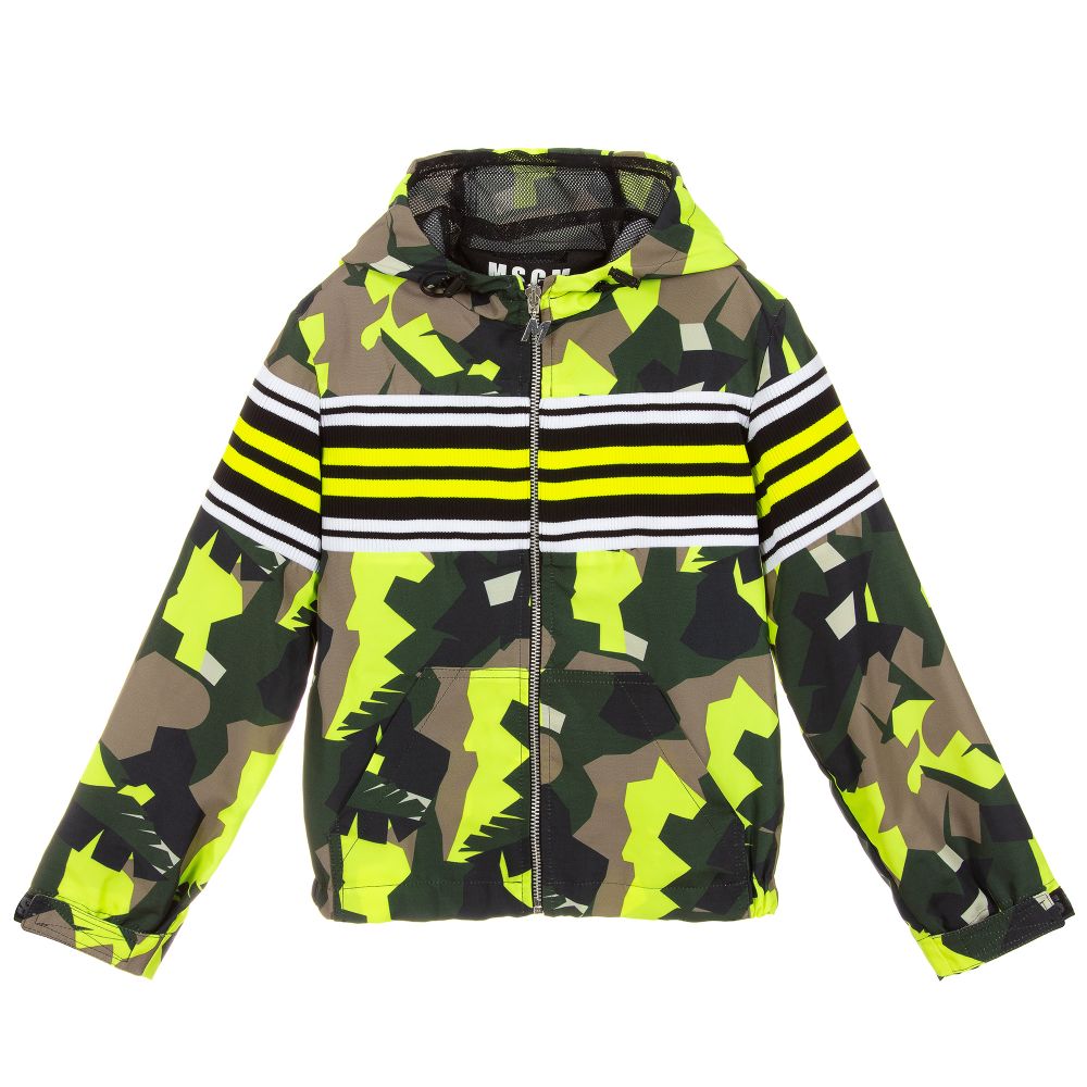 Boys Fluo Yellow Jacket