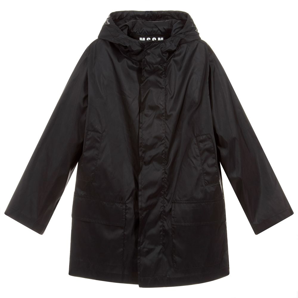 Boys Black Waterproof Jacket