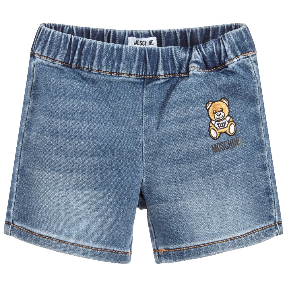 Baby Boys & Girls Light Blue Denim Shorts