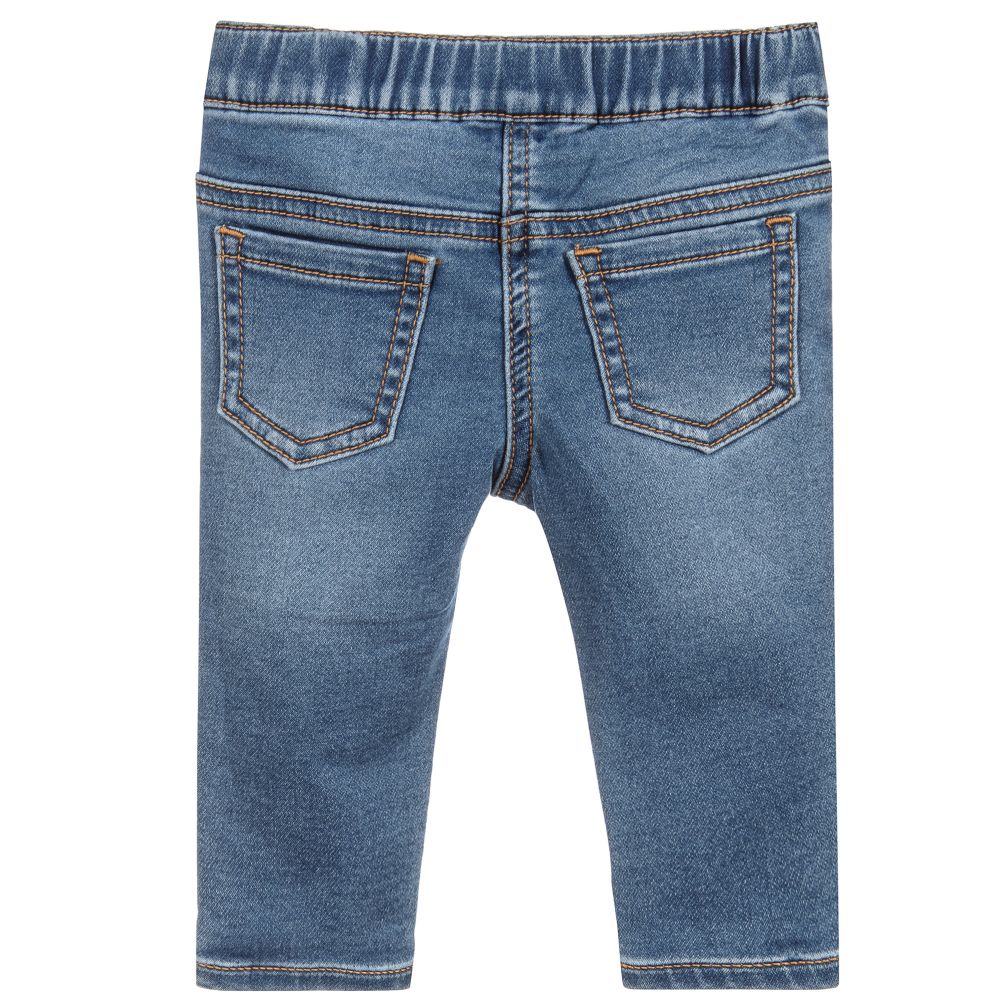 Baby Boys & Girls Blue Denim Trousers