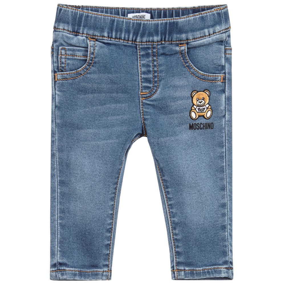 Baby Boys & Girls Blue Denim Trousers